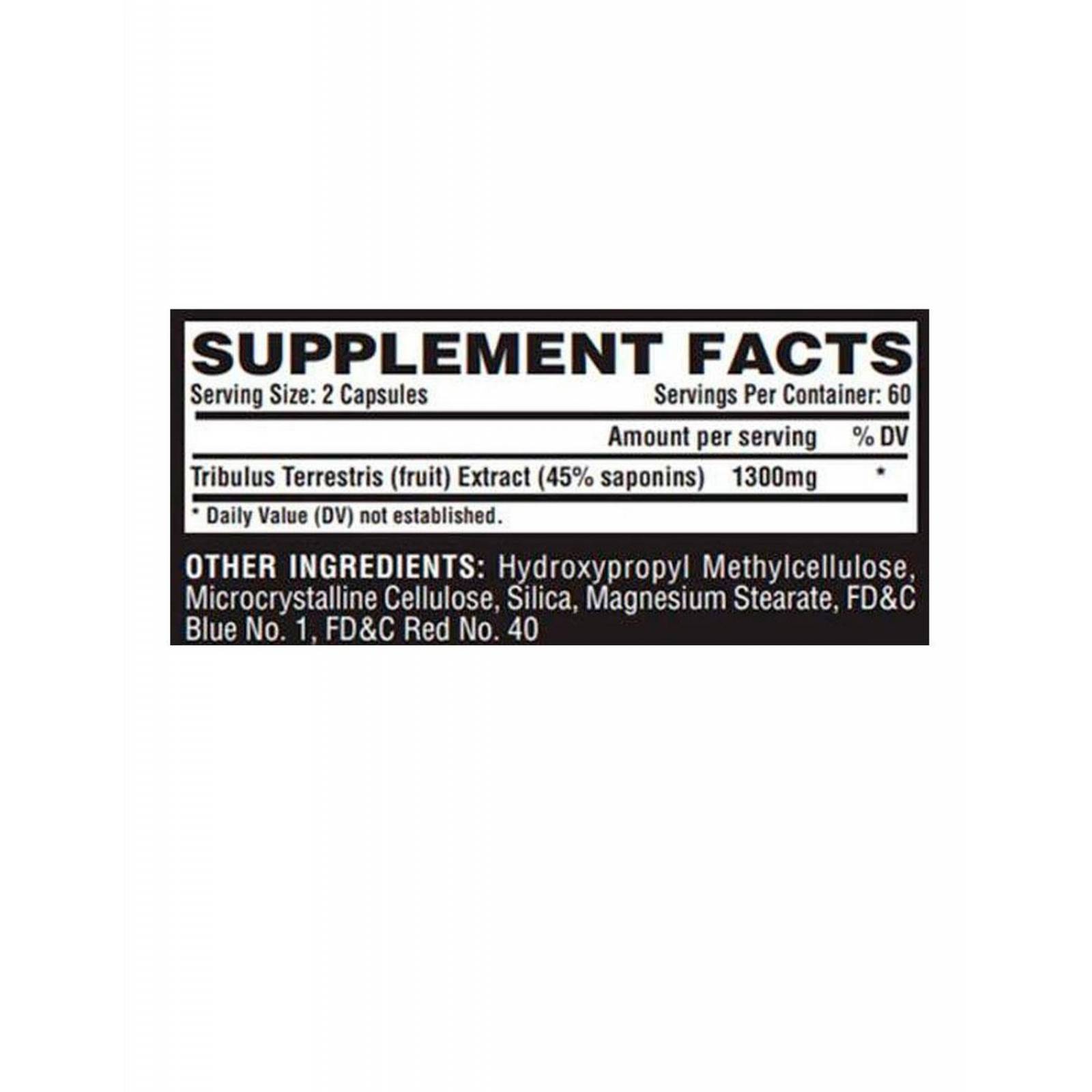 Tribulus Terrestris Nutrex Tribulus Black 1300 mg 120 Cápsulas 