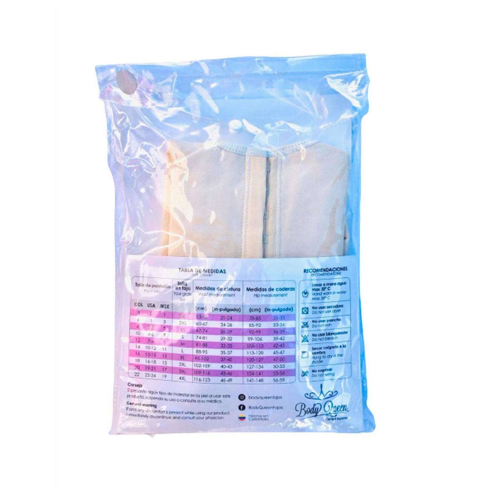 Faja completa Body Queen Colombiana moldeadora 2207