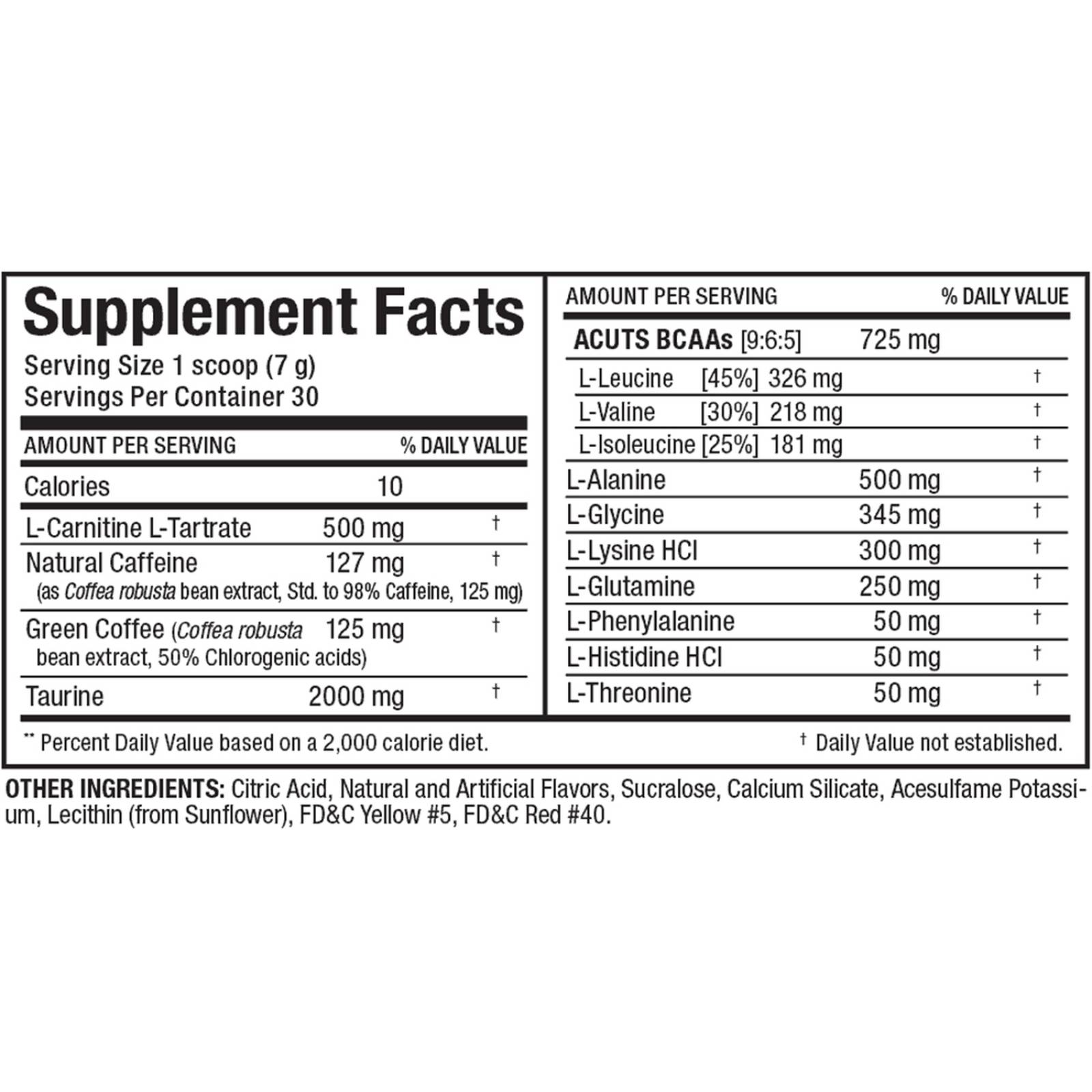 Aminoácidos Allmax Nutrition Aminocuts 30 Servicios 