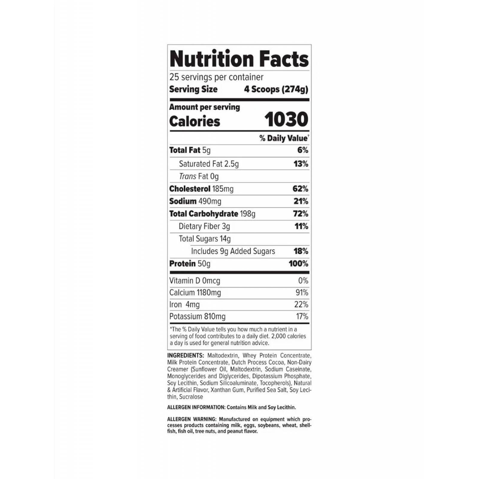 Ganador de Peso Finaflex Mass Gainer 15 lb 