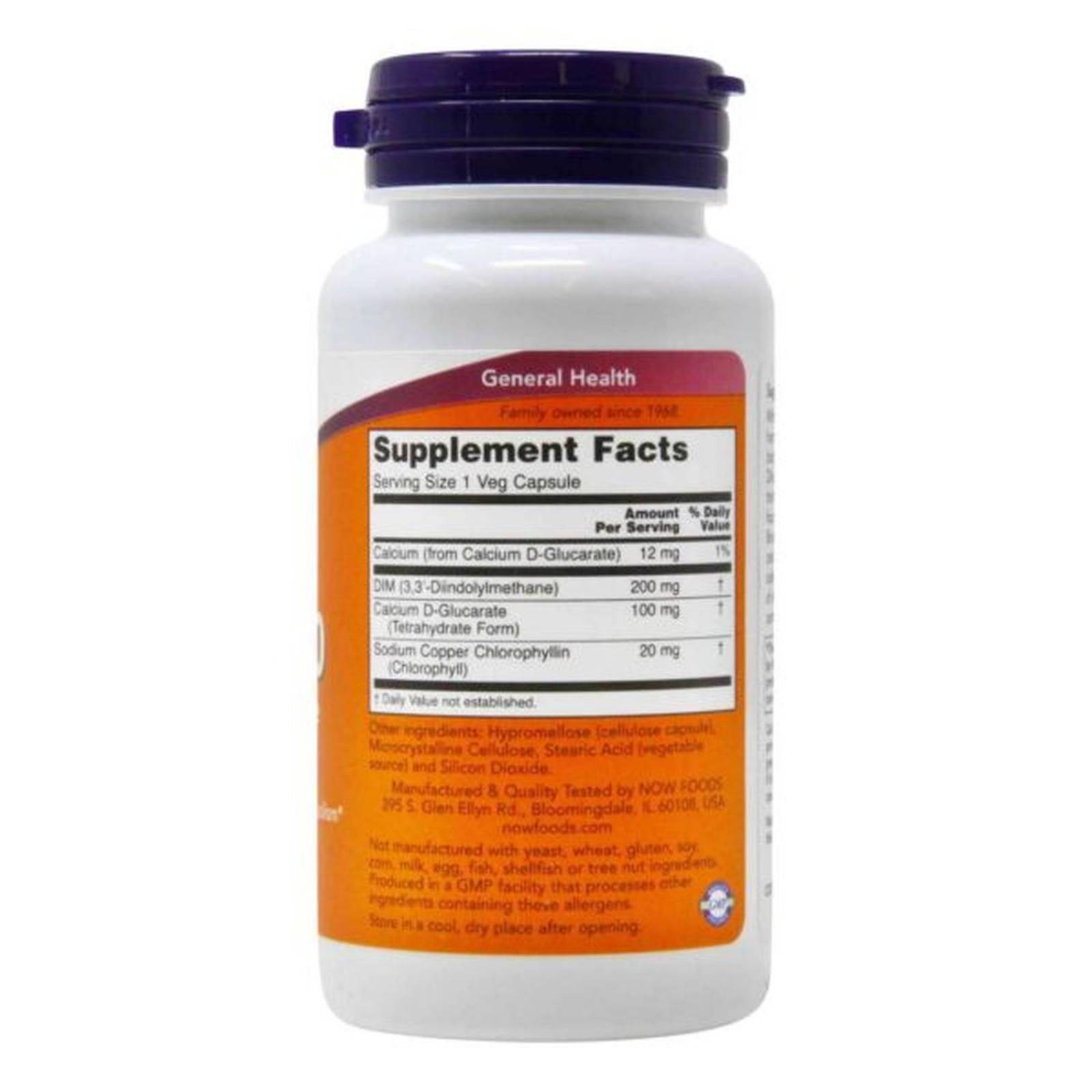 Vitaminas Now Dim 200 Diindolilmetano 90 Cápsulas 