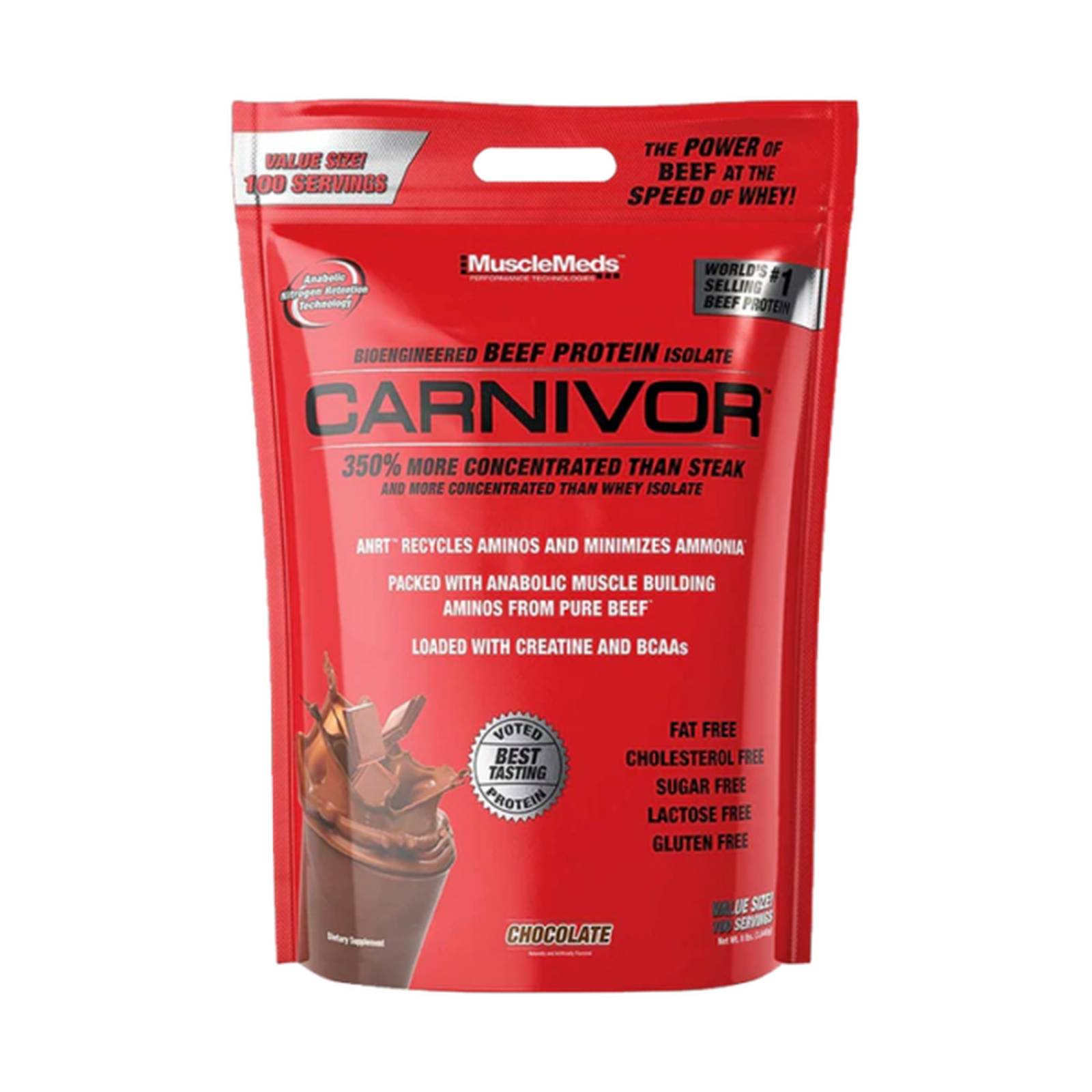 Proteína Musclemeds Carnivor 8 lb. Proteína a base carne 