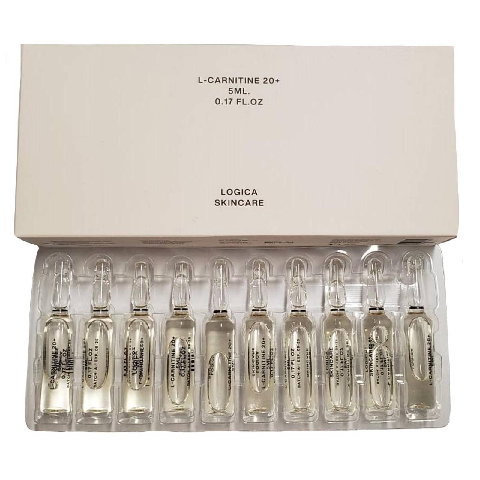 Mesoterapia Maralma L-Carnitina 20+ 10 ampolletas de 5 ml c/u 