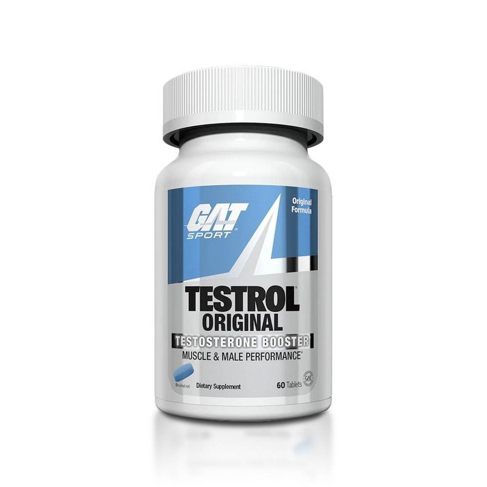 Precursor de testosterona Gat Testrol Original 60 Tabletas tribulus 