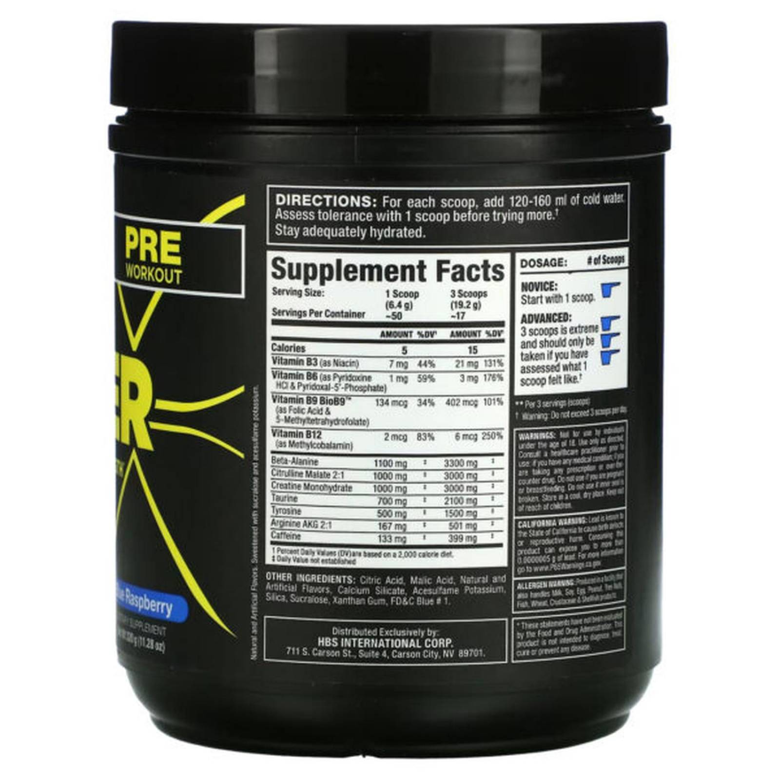 Pre entrenamiento Allmax Sport Igniter 50 Servicios 