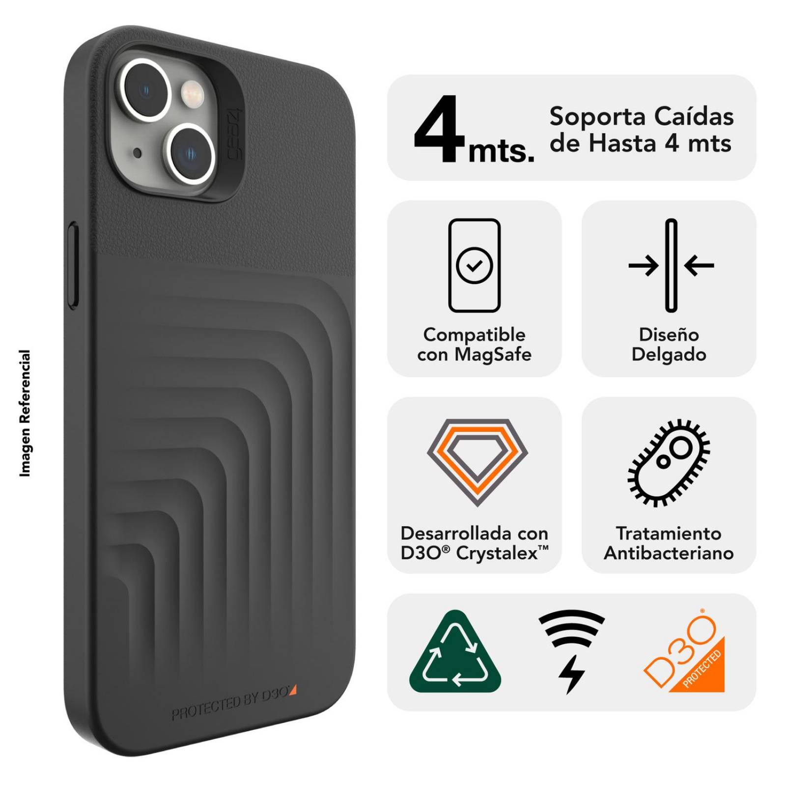 Funda GEAR4 Santa Cruz Snap con MagSafe para el iPhone 14 Plus