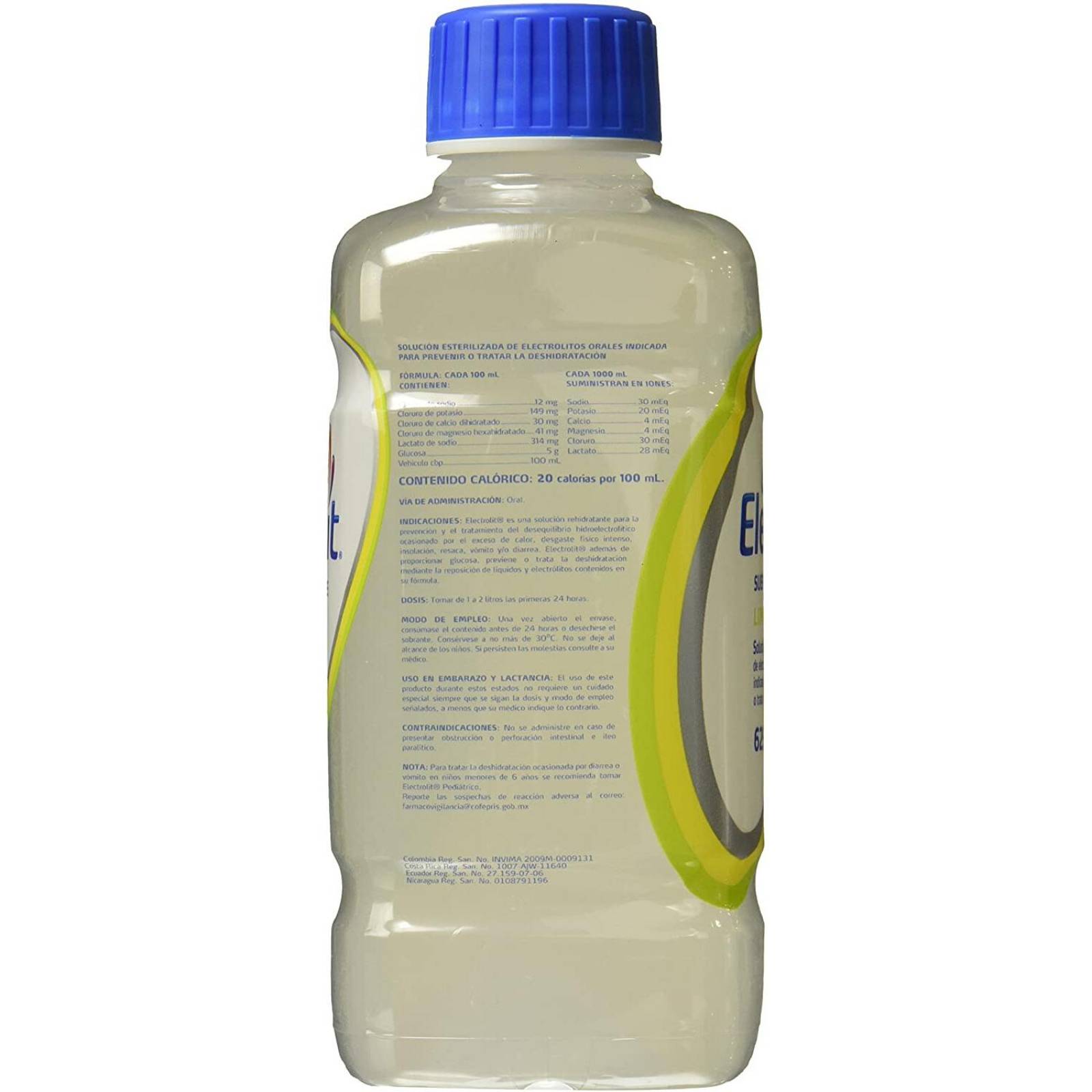 Pack de 12 Suero Electrolit Lima Limón 625 ml 
