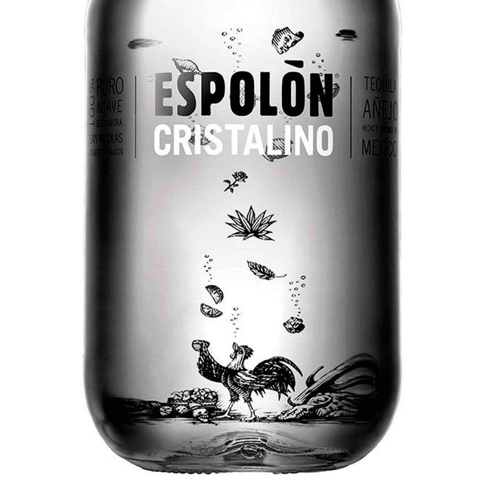 Tequila Espolon Cristalino Añejo 750 ml 