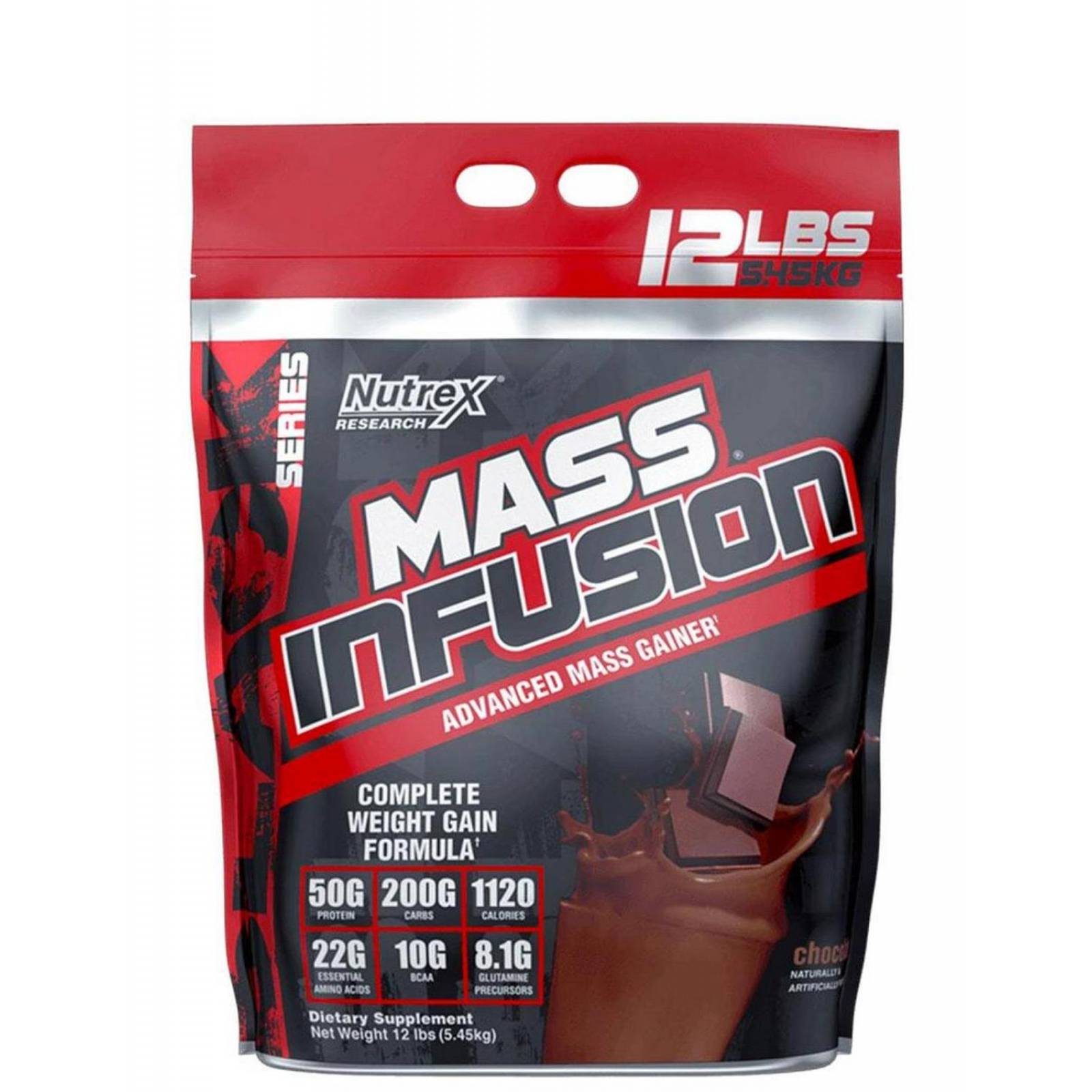 Ganador de peso Nutrex Mass Infusion 12 Libras (19 Servicios)