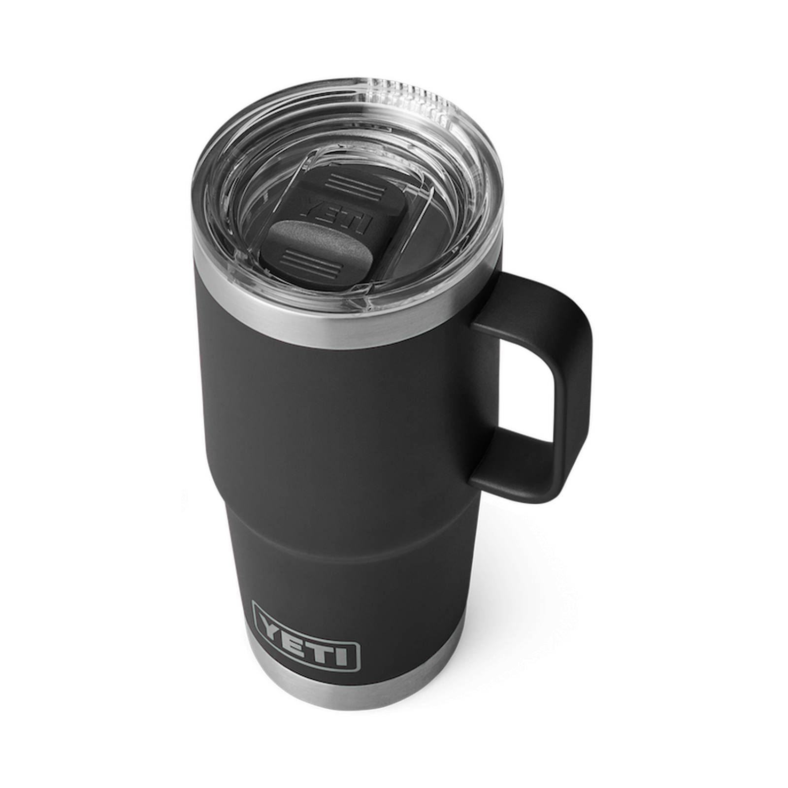 Yeti Rambler 20oz Travel Mug Black con Tapa Stronghold - Negro 