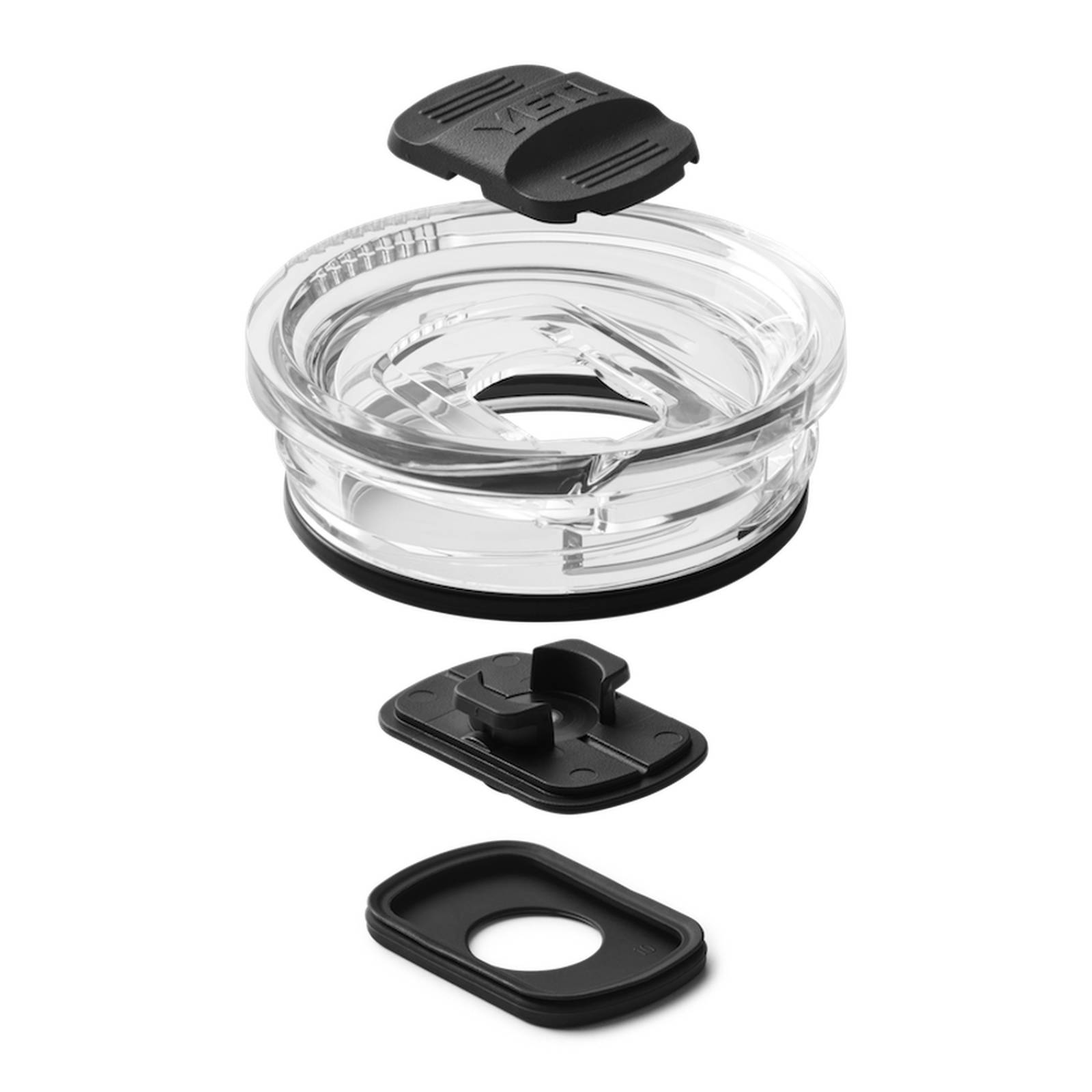 Yeti Rambler 20oz Travel Mug Black con Tapa Stronghold - Negro 