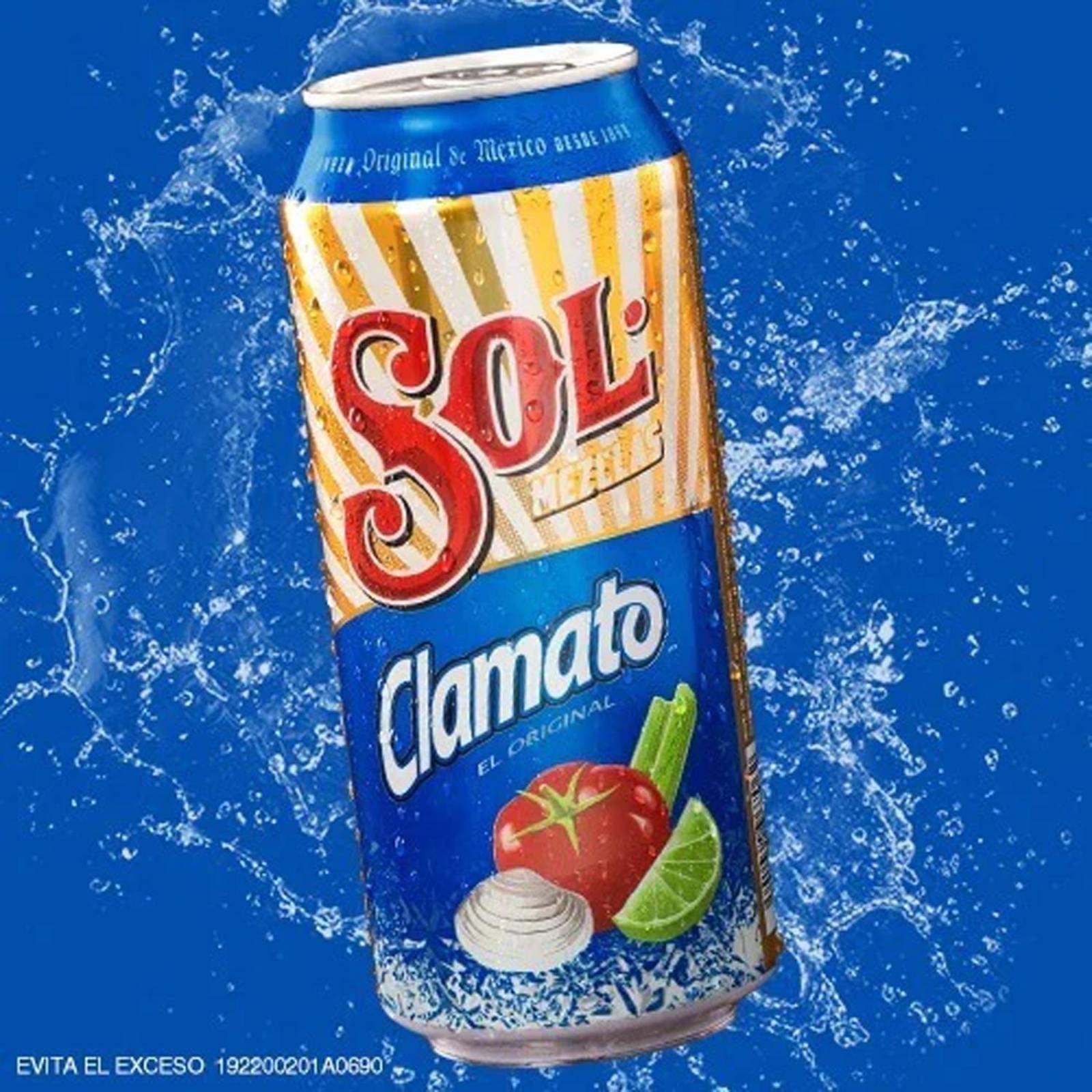 Pack de 24 Cerveza Sol Clamato Lata 473 ml 