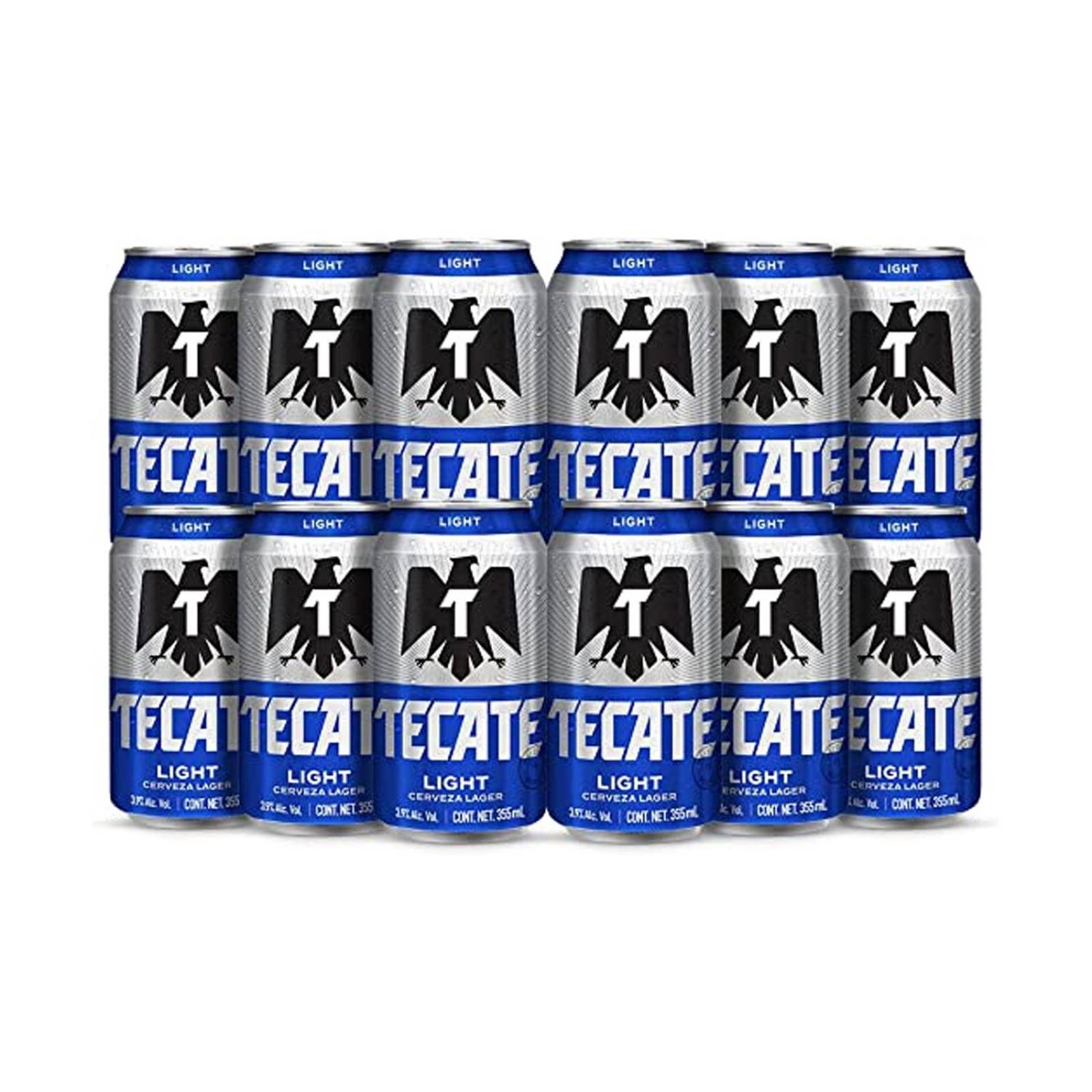 Pack de 24 Cerveza Tecate Light Lata 355 ml