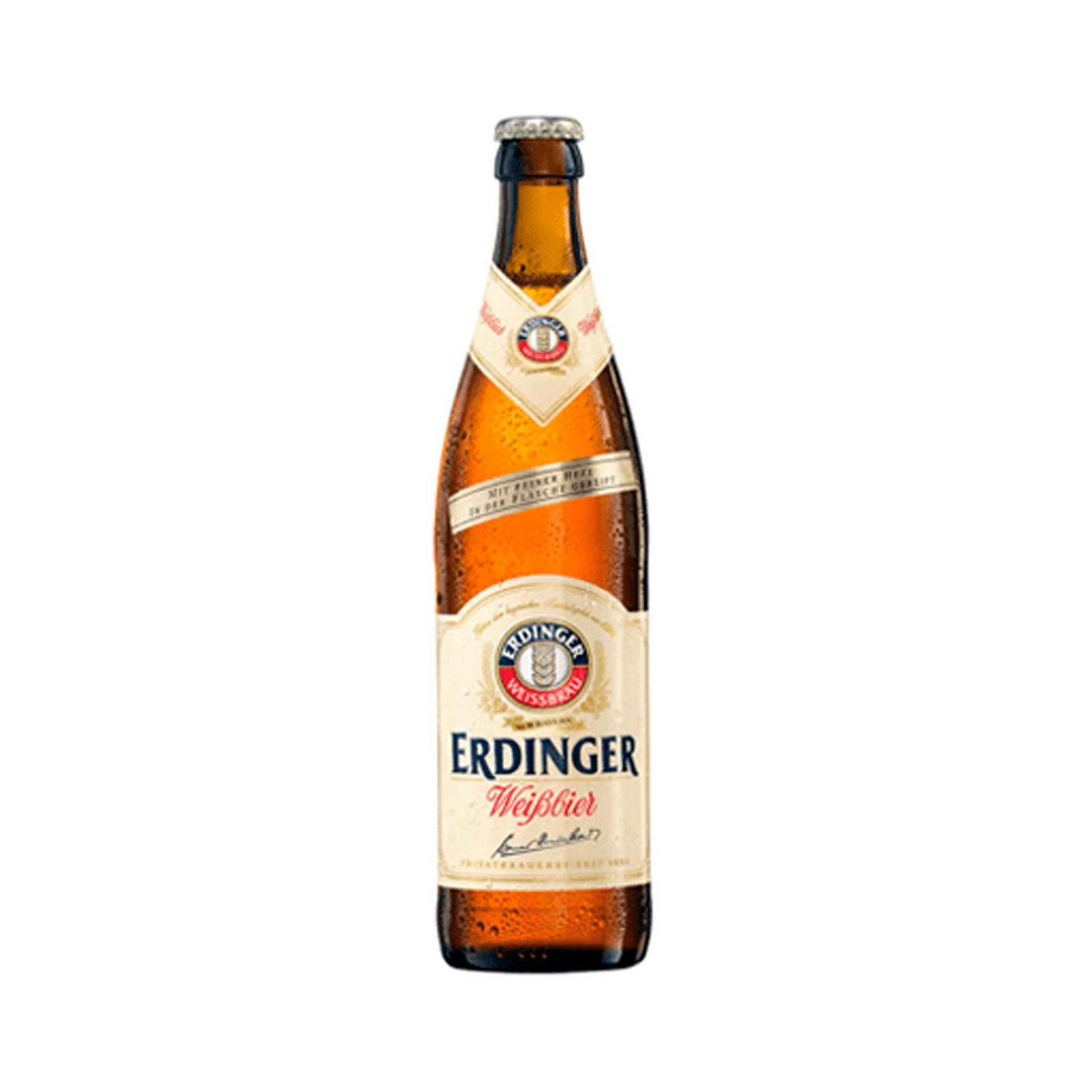 Pack de 12 Cerveza Erdinger Weissbier Botella 500 ml 