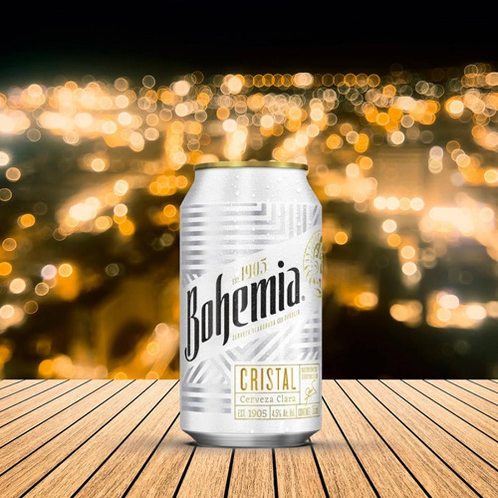 Pack de 24 Cerveza Bohemia Cristal Lata 355 ml 