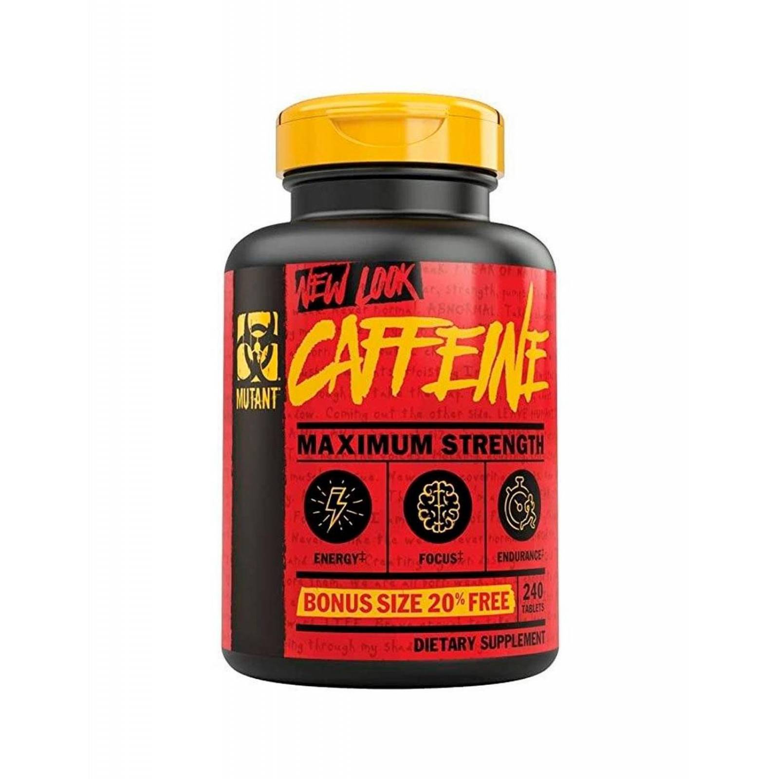 Mutant Caffeine 240 Tabletas cafeína 