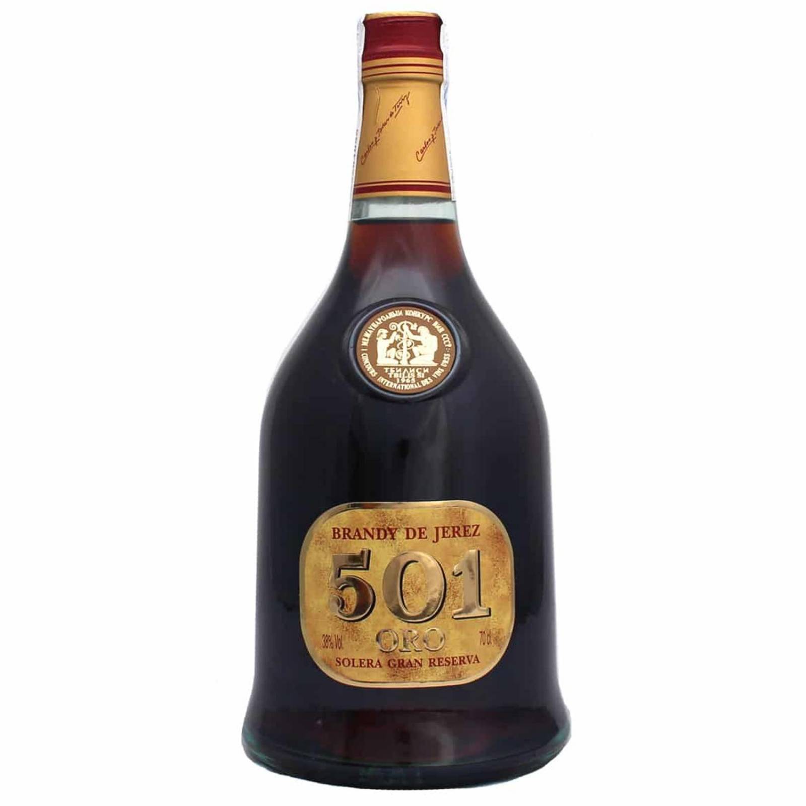 Brandy 501 Solera Gran Reserva 700 ml + Copa