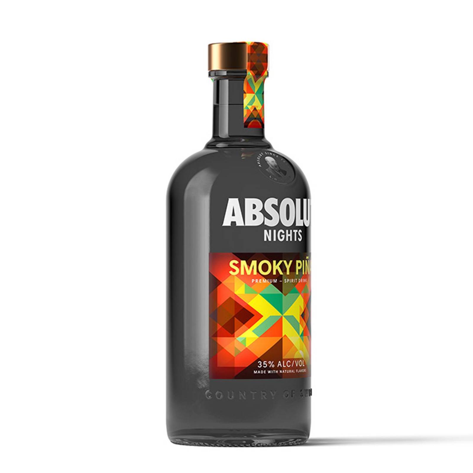 Vodka Absolut Nights Smoky Piña 700 ml 