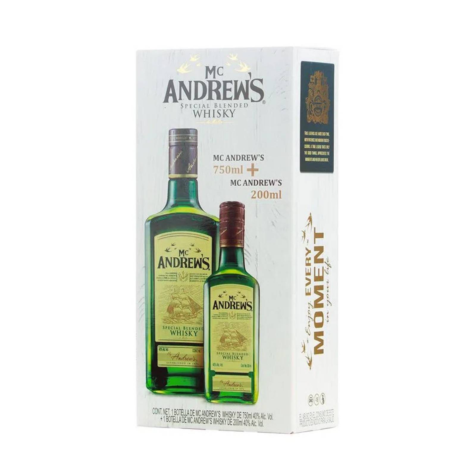 Whisky Mc Andrews 750 ml + 200 ml