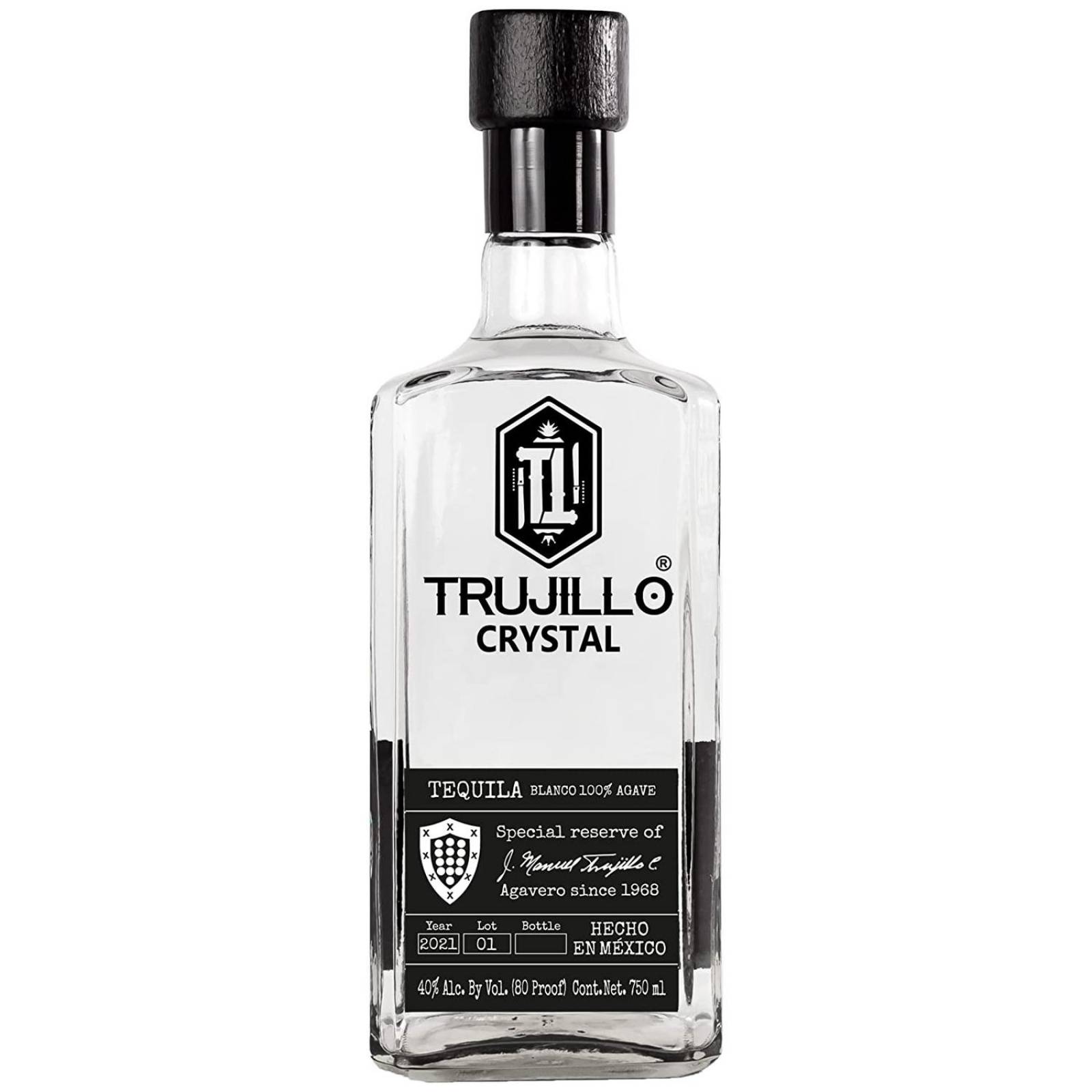 Tequila Trujillo Crystal Blanco 750 ml