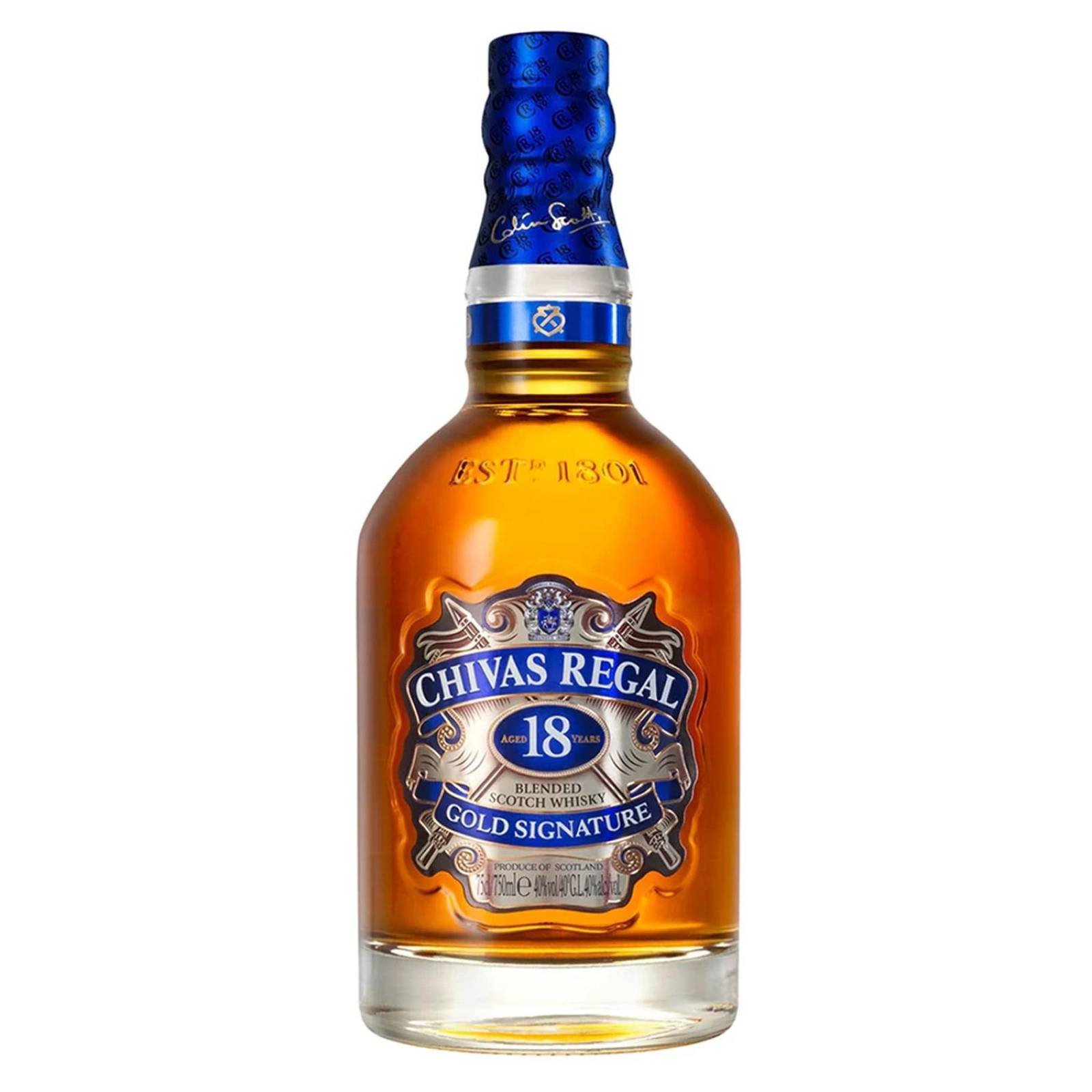 Whisky Chivas Regal 18 años 750 ml + Glenlivet 375 ml 