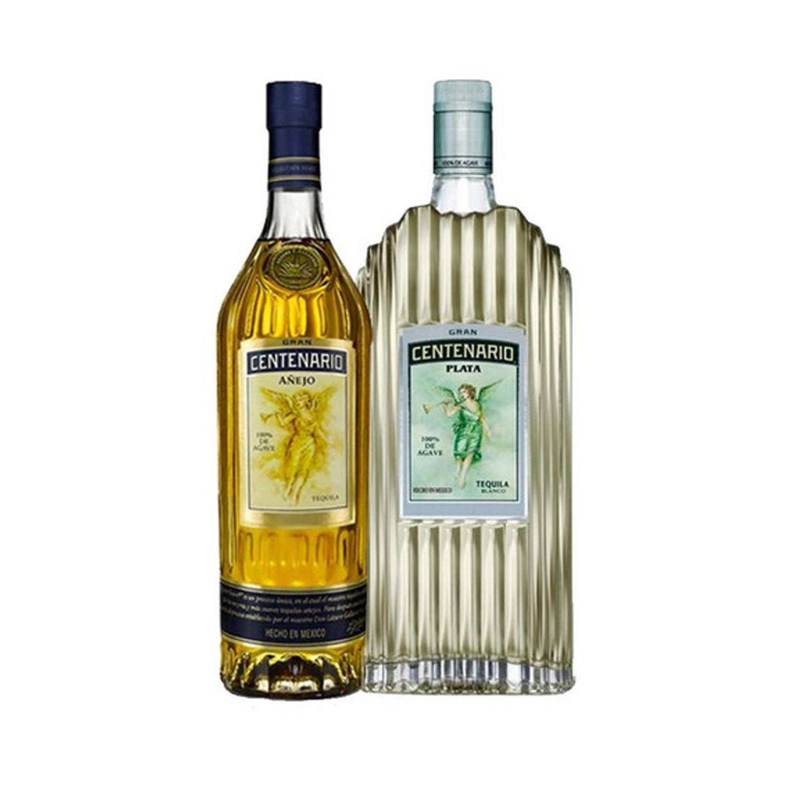 Tequila Cuervo Gran Cent. Añejo 695 ml + Cent. Plata 700 ml 