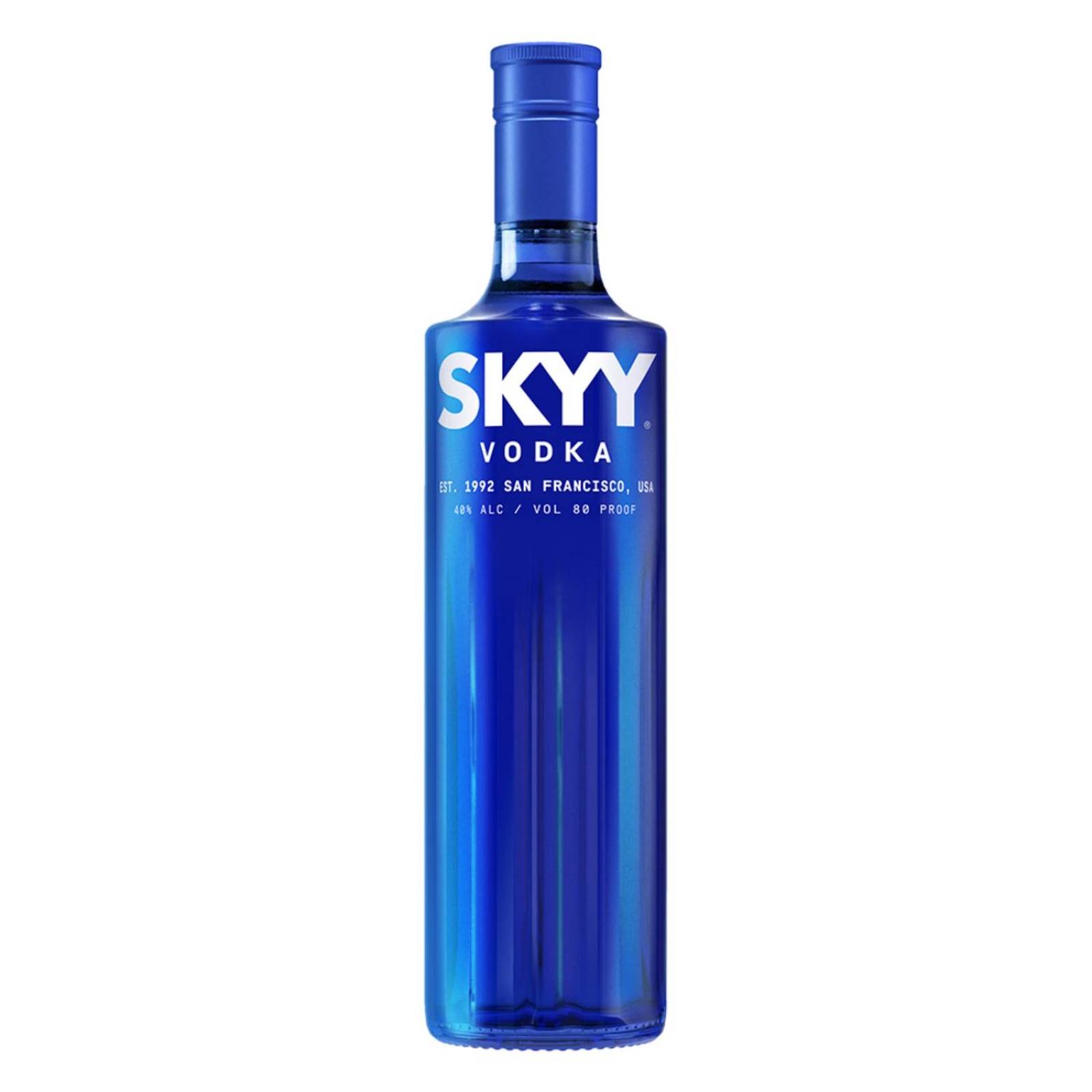 Vodka Skyy 750 ml + Vaso + Agua Mineral