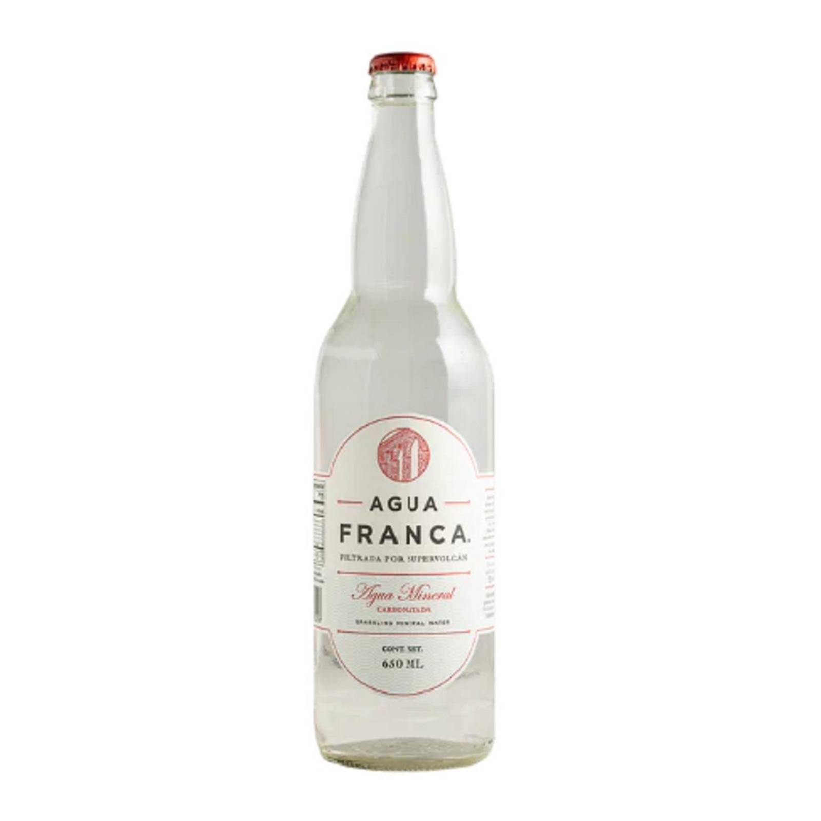 Pack de 12 Agua Mineral Franca Sin Gas 650 ml