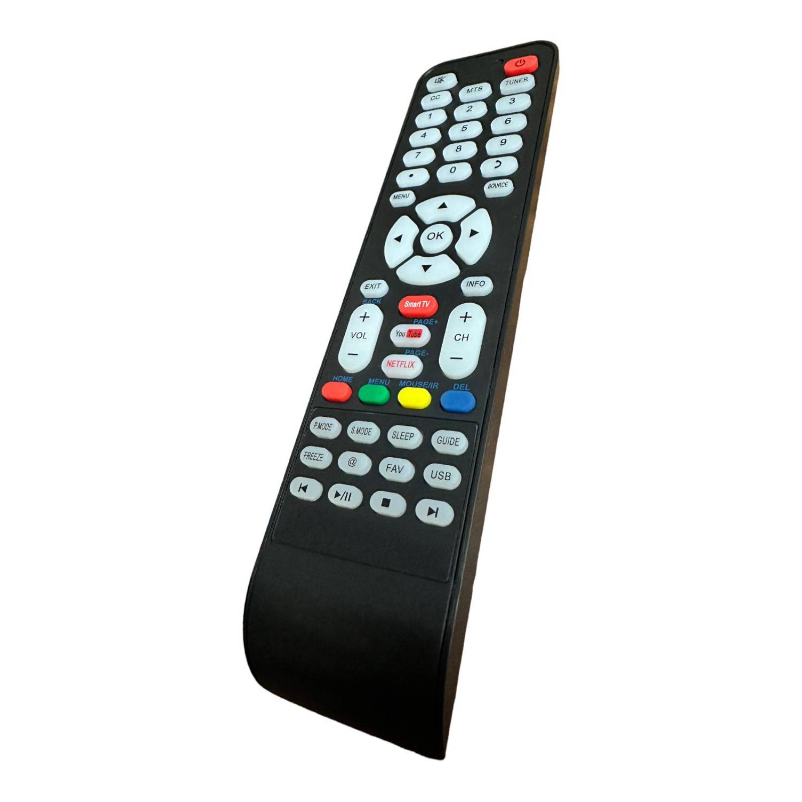 Control Letras Azules Compatible Con Daewoo Smart Tv 