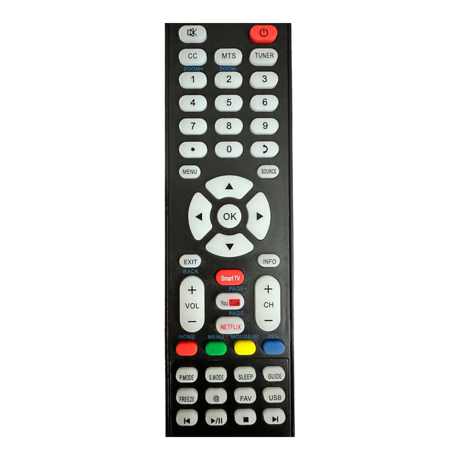 Control Letras Azules Compatible Con Rca Smart Tv 