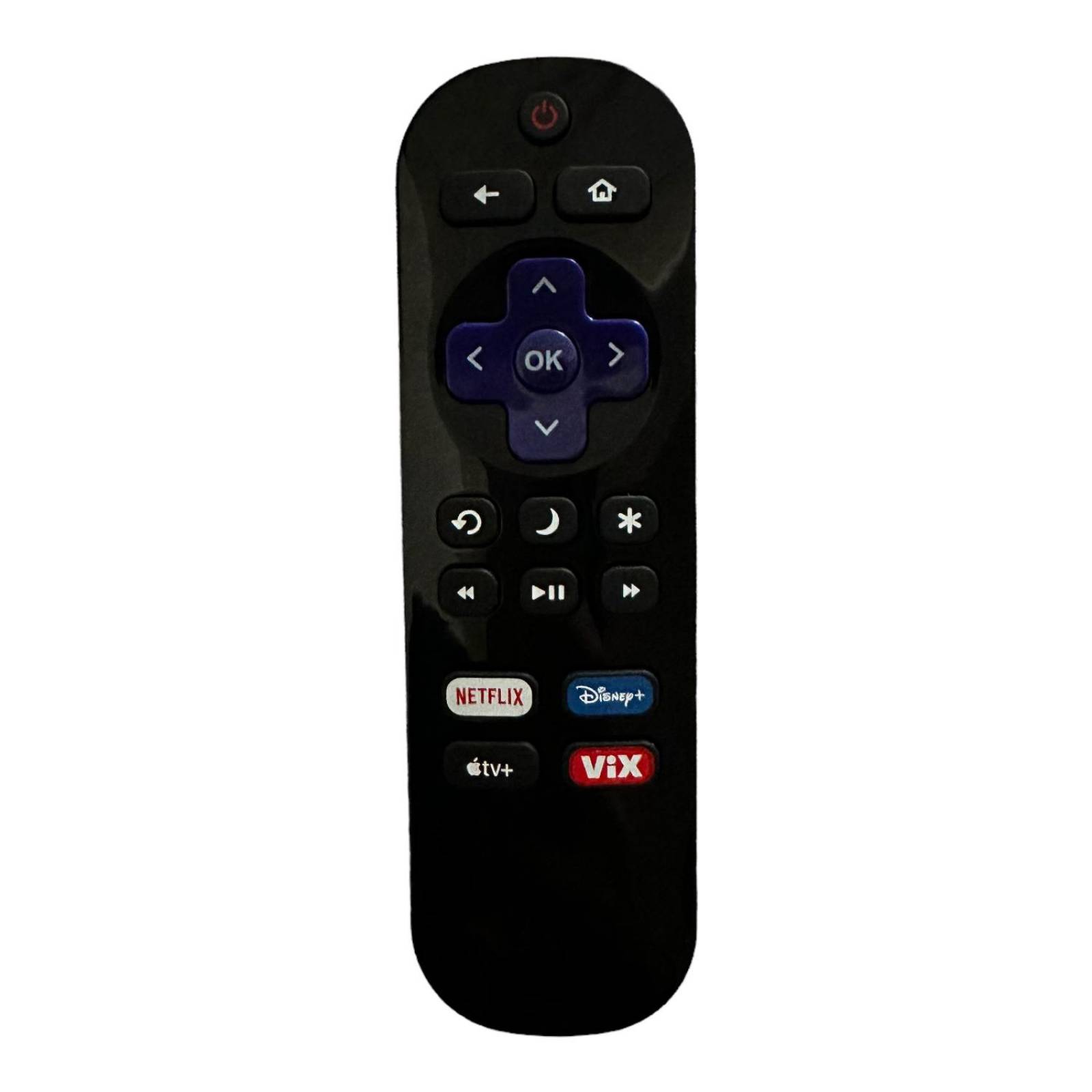 Control Compatible Con Pantalla Jvc Roku Tv Mas Pilas 