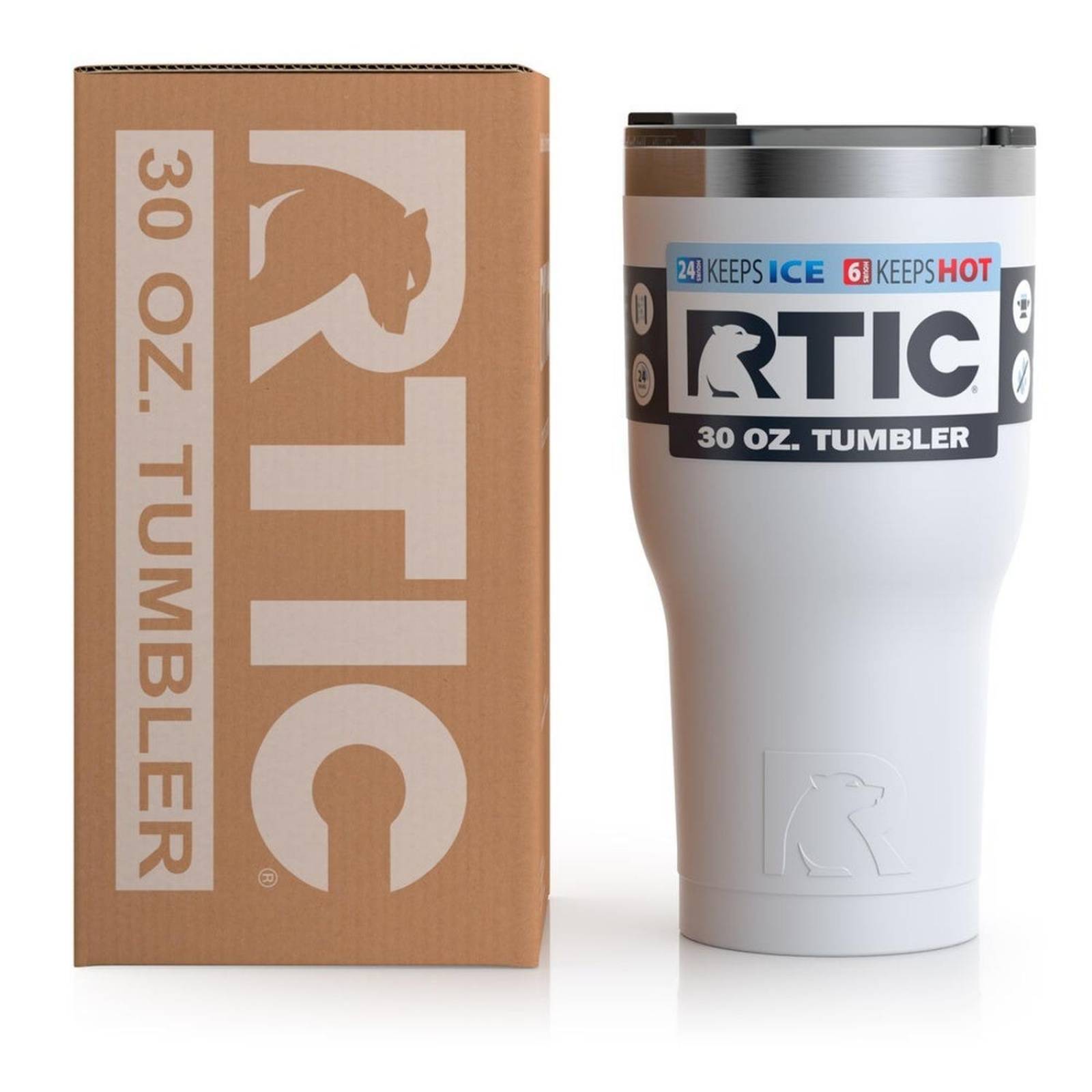 RTIC Tumbler 30 oz White - Blanco 