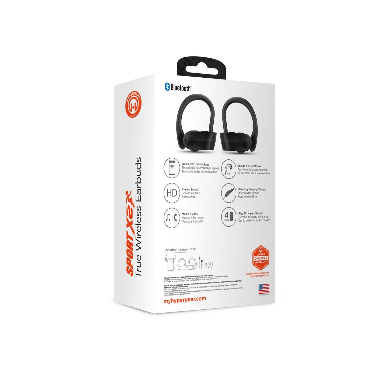 Auriculares Hypergear True Wireless Sport X2 