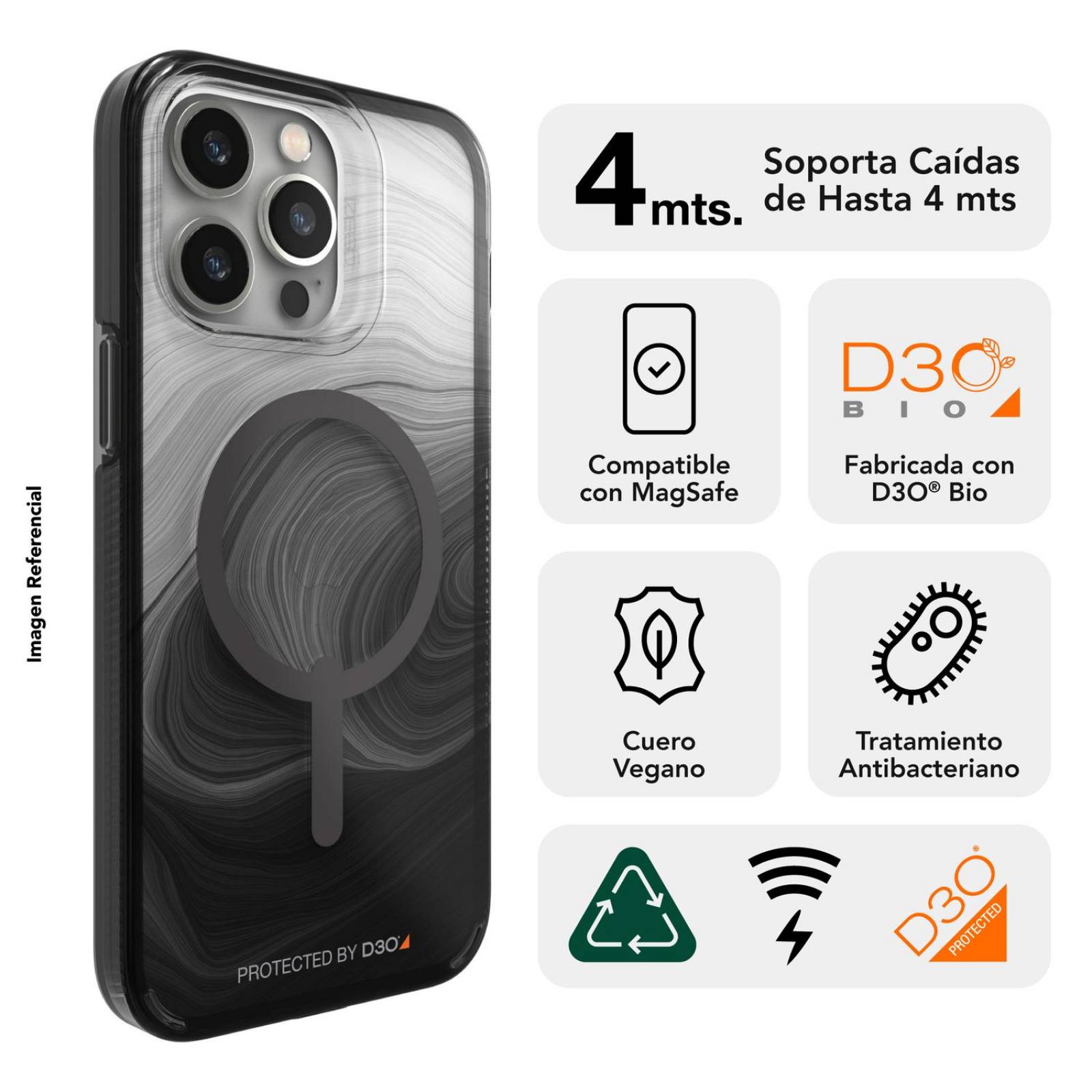 Funda Gear4 Milan Snap para iPhone 14 Pro Max 