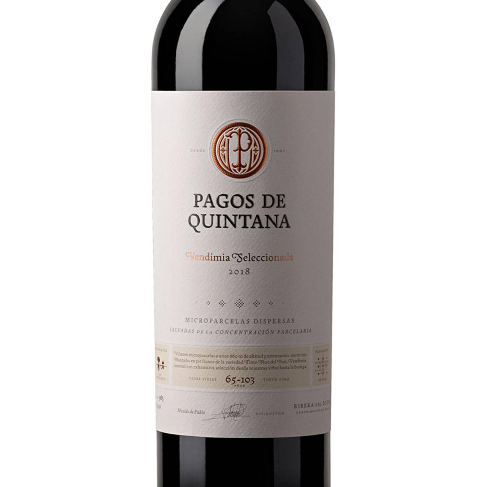 Vino Tinto Pago de Quintana Vendimia Seleccionada 750 ml