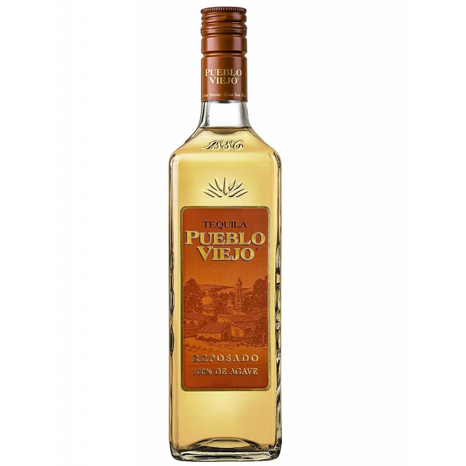 Pack de 2 Tequila Pueblo Viejo Reposado 950 ml 