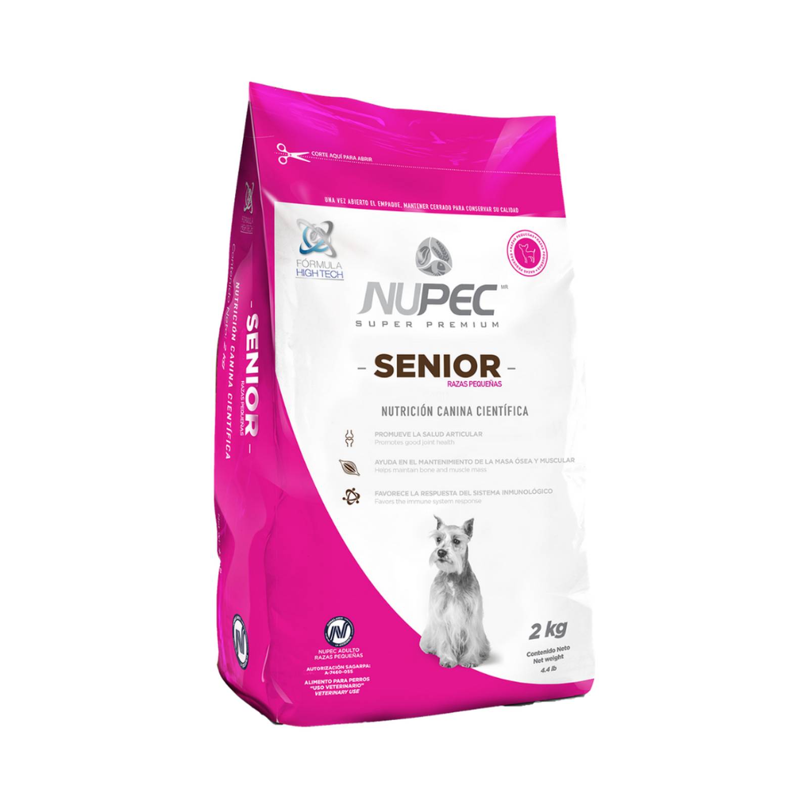 Croquetas para perro Nupec Senior Raza Pequeñas 8Kg