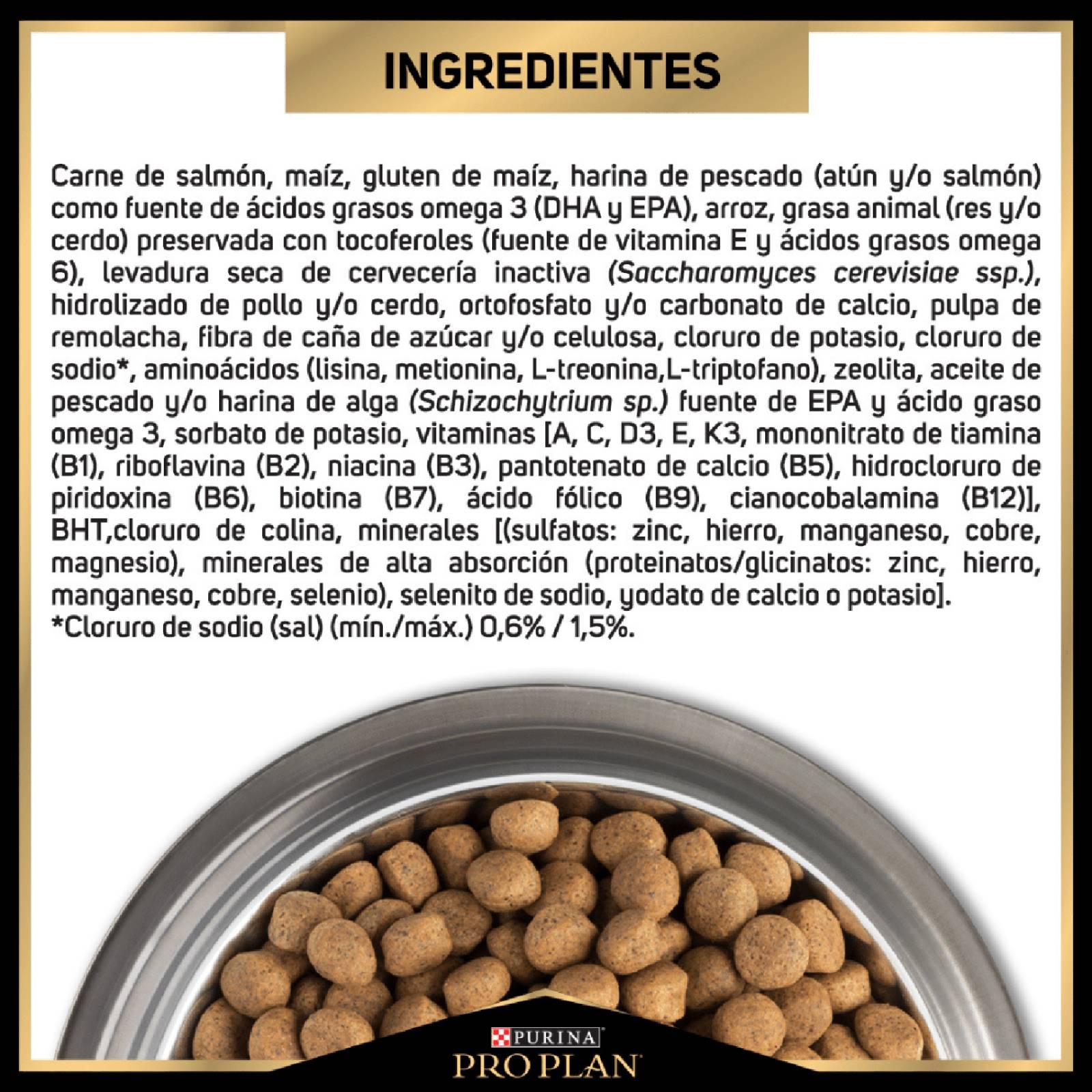 Croquetas para perro ProPlan Adulto Piel Sensible Razas Grandes Y Medianas de 3Kg