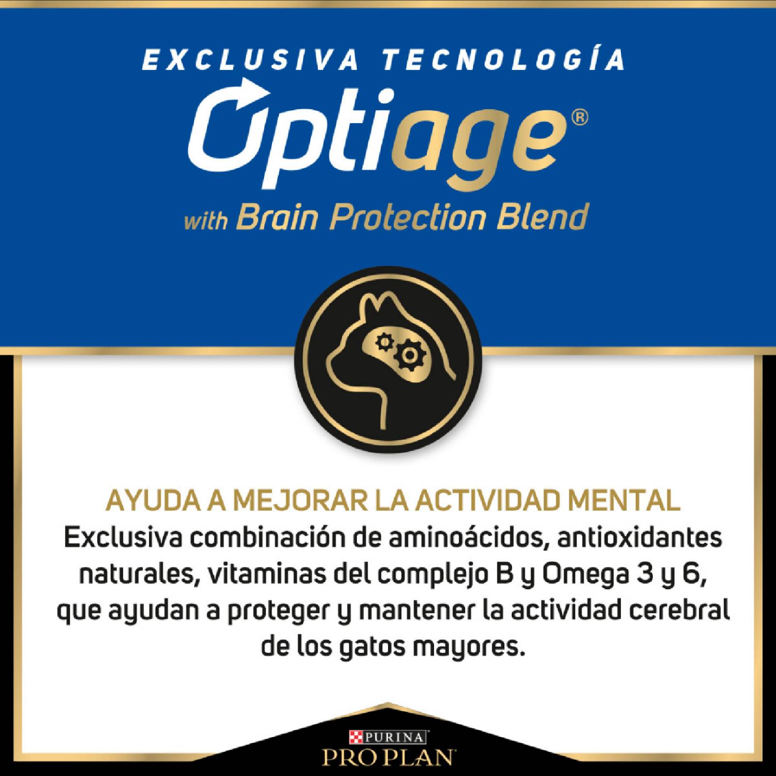 Croquetas para Gato ProPlan Adulto 7+ de 3Kg