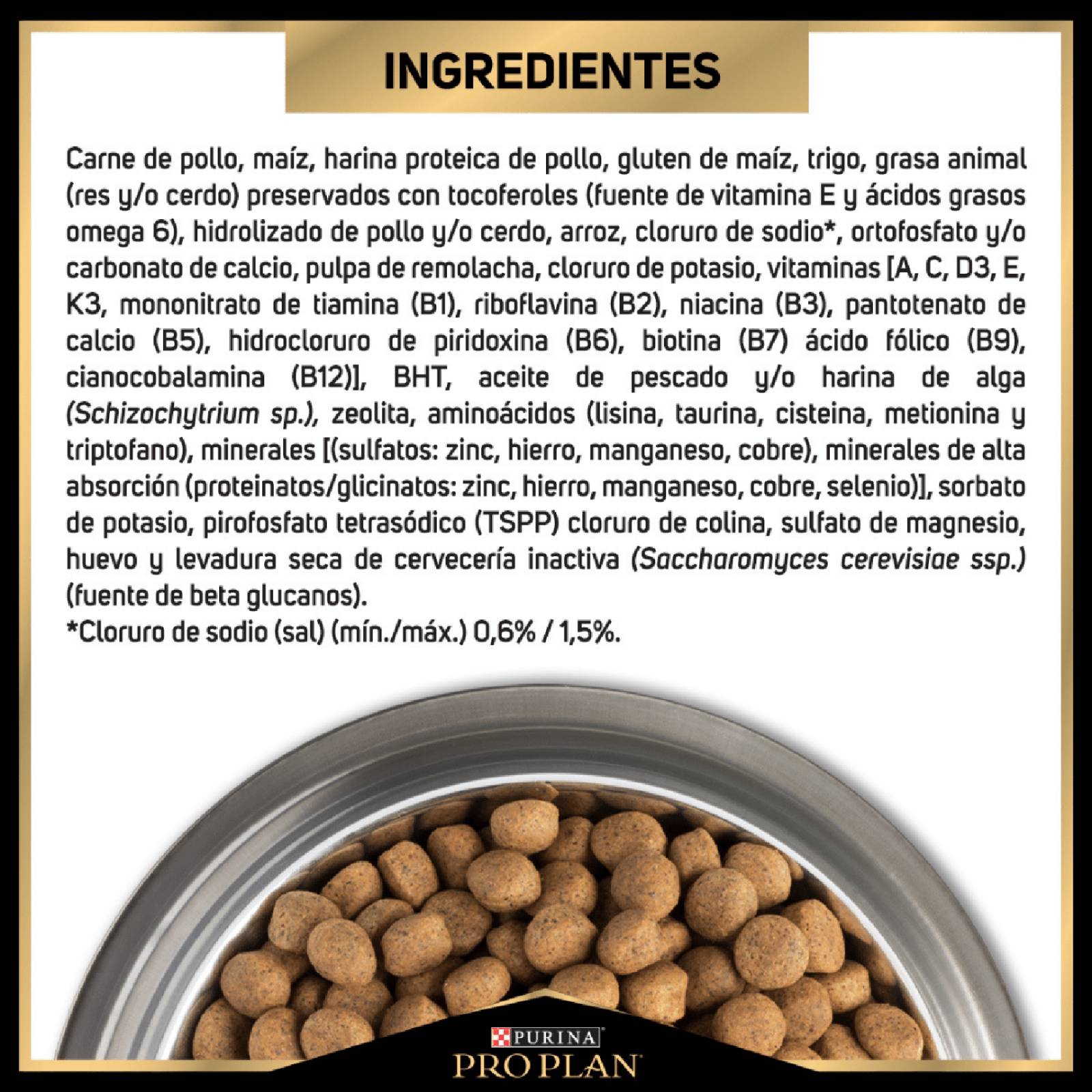 Croquetas para perro ProPlan Exigente de 1Kg 