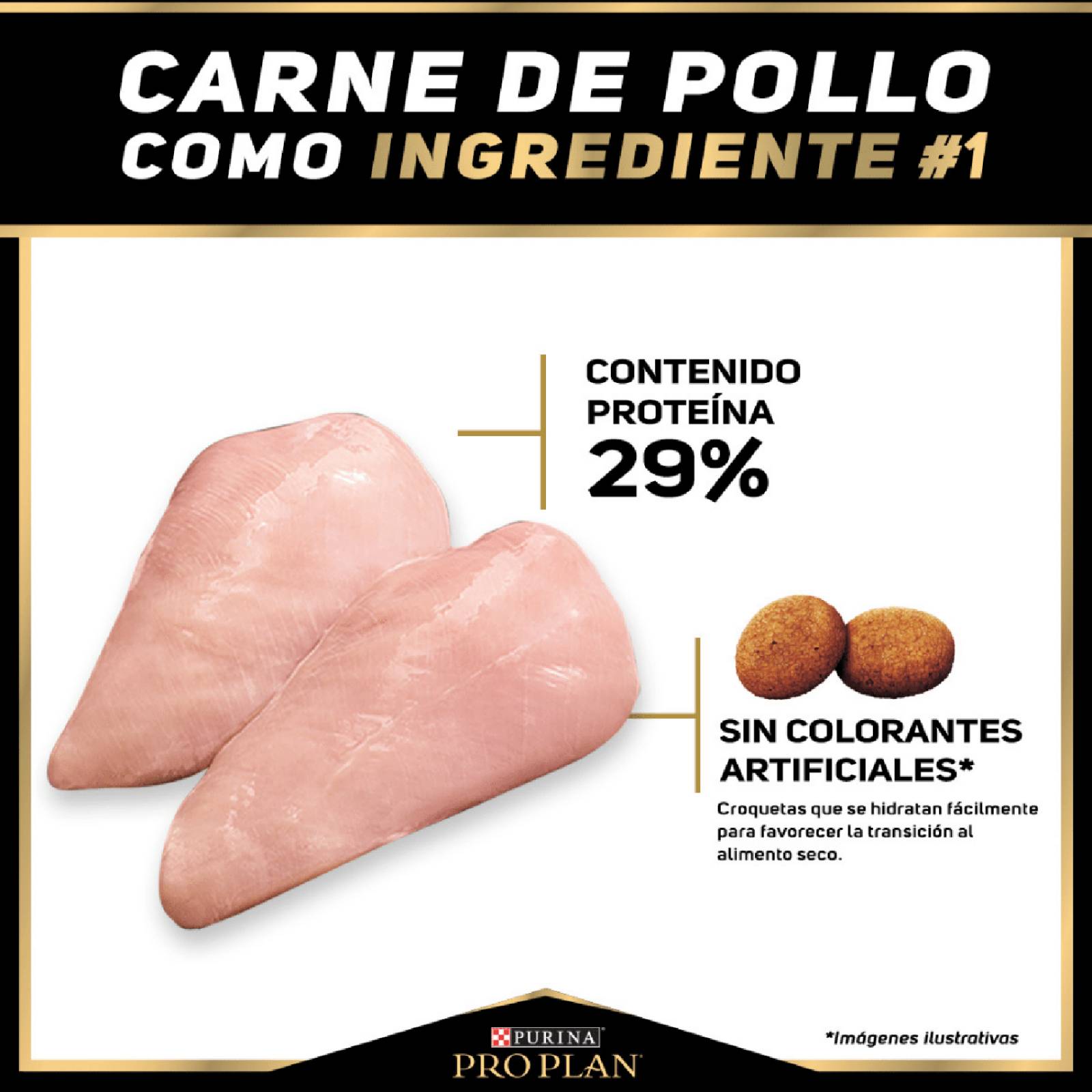 Croquetas para perro ProPlan Cachorro Complete de 1Kg 