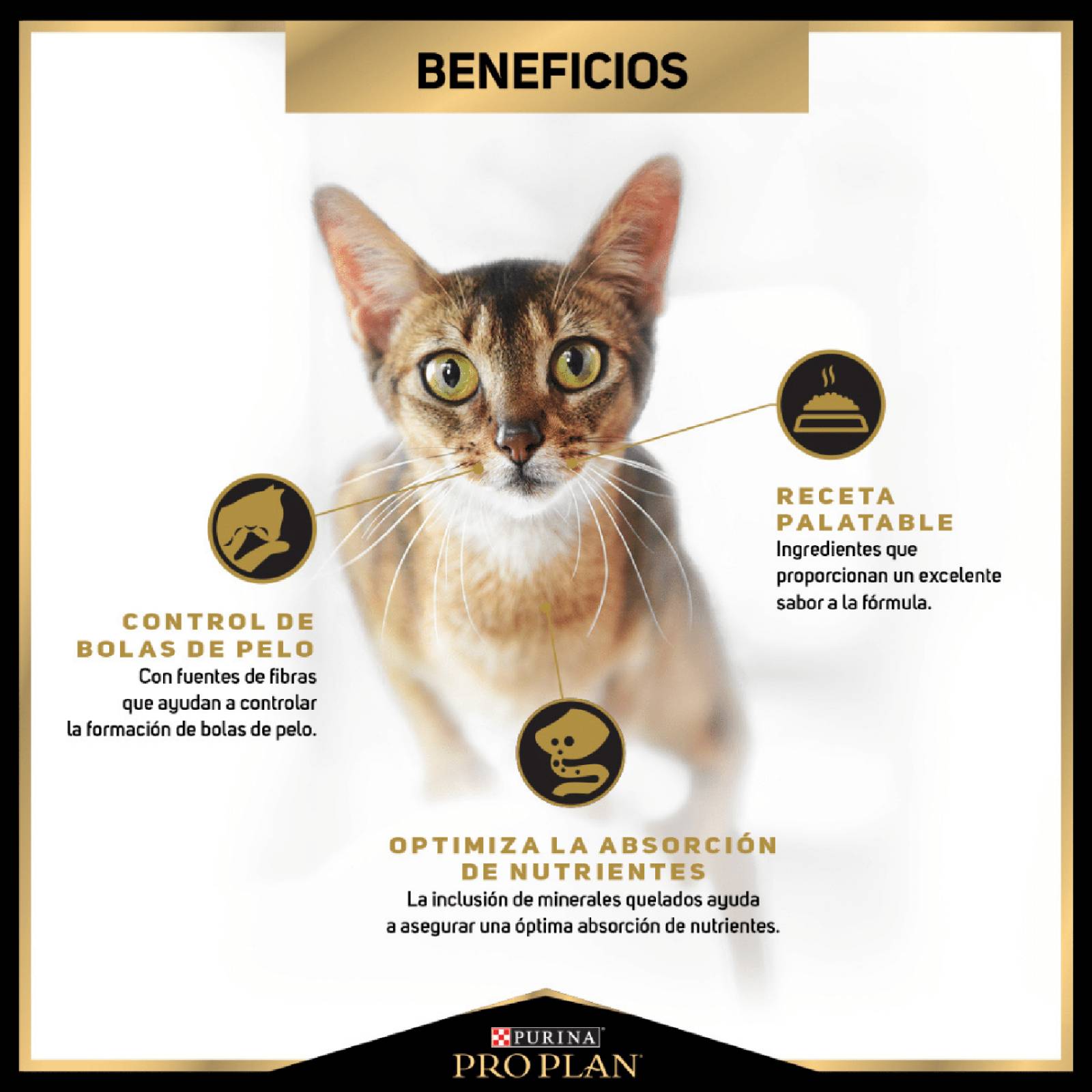 Croquetas para Gato ProPlan Bajo En Calorias de 3Kg 
