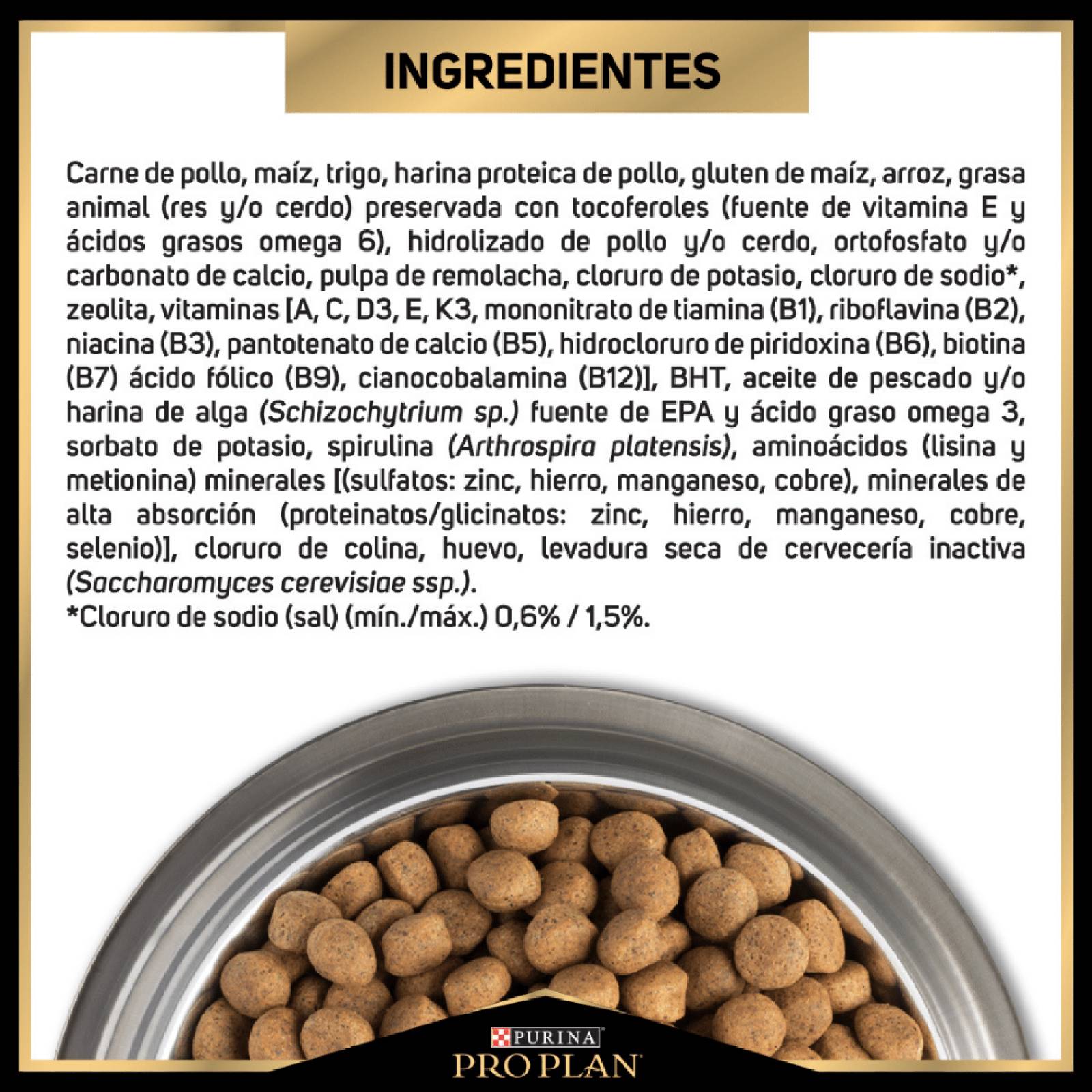 Croquetas para perro ProPlan Adulto Razas Medianas de 3Kg 