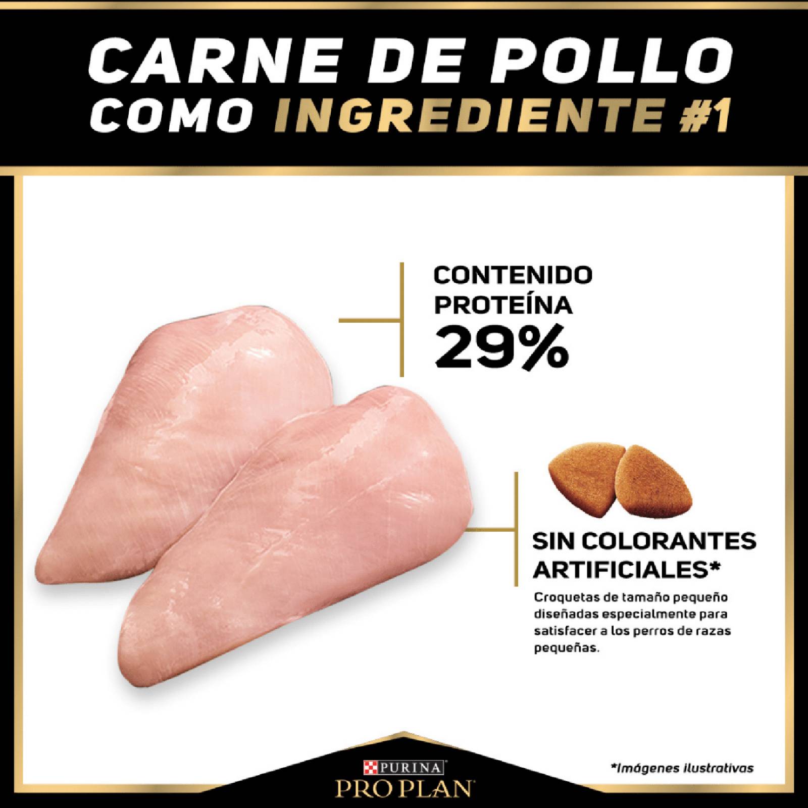 Croquetas para perro ProPlan Adulto Razas Pequeñas de 1Kg 