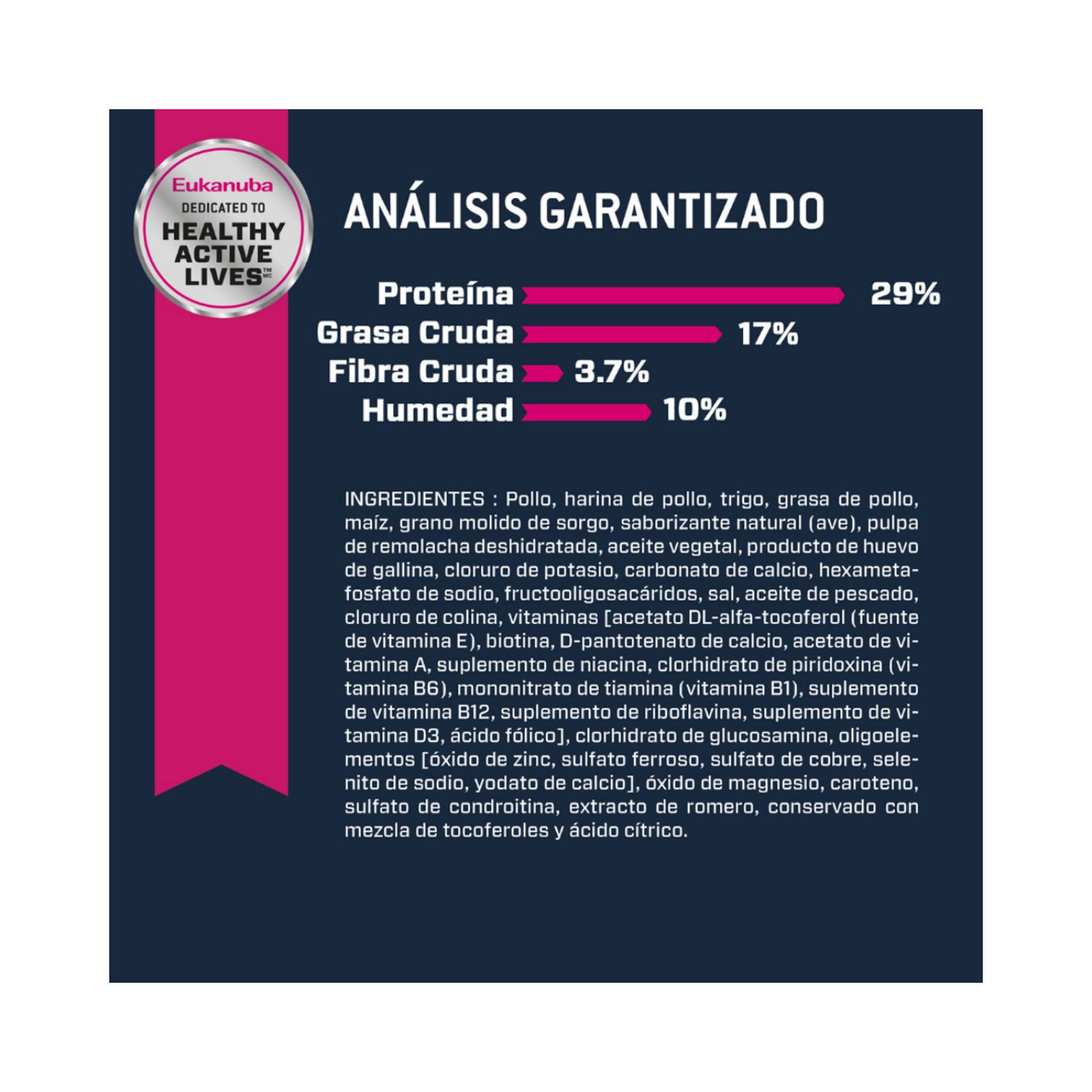 Croquetas para perro Eukanuba Senior Small Breed de 2Kg