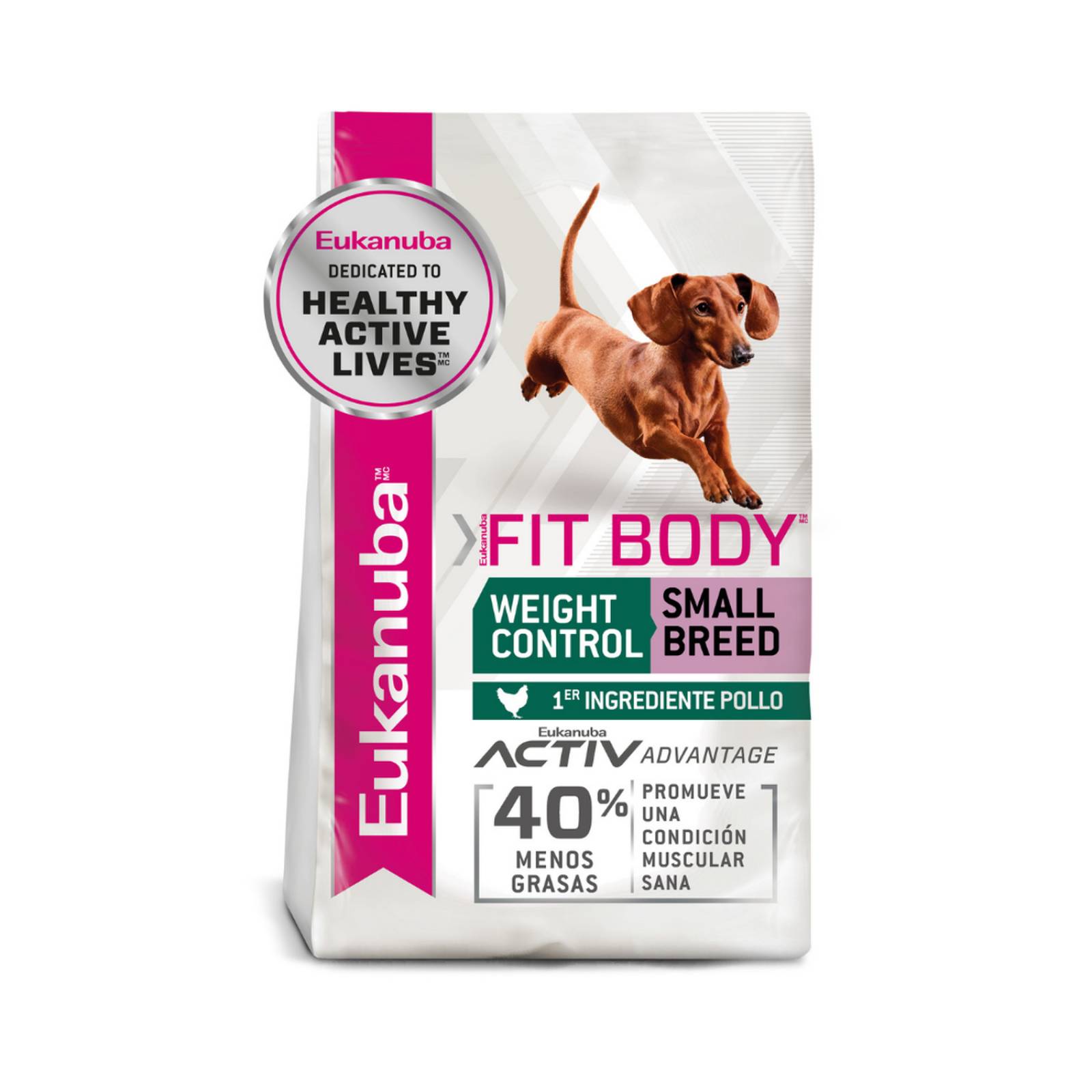 Croquetas para perro Eukanuba Fit Body Small Breed de 1.8Kg