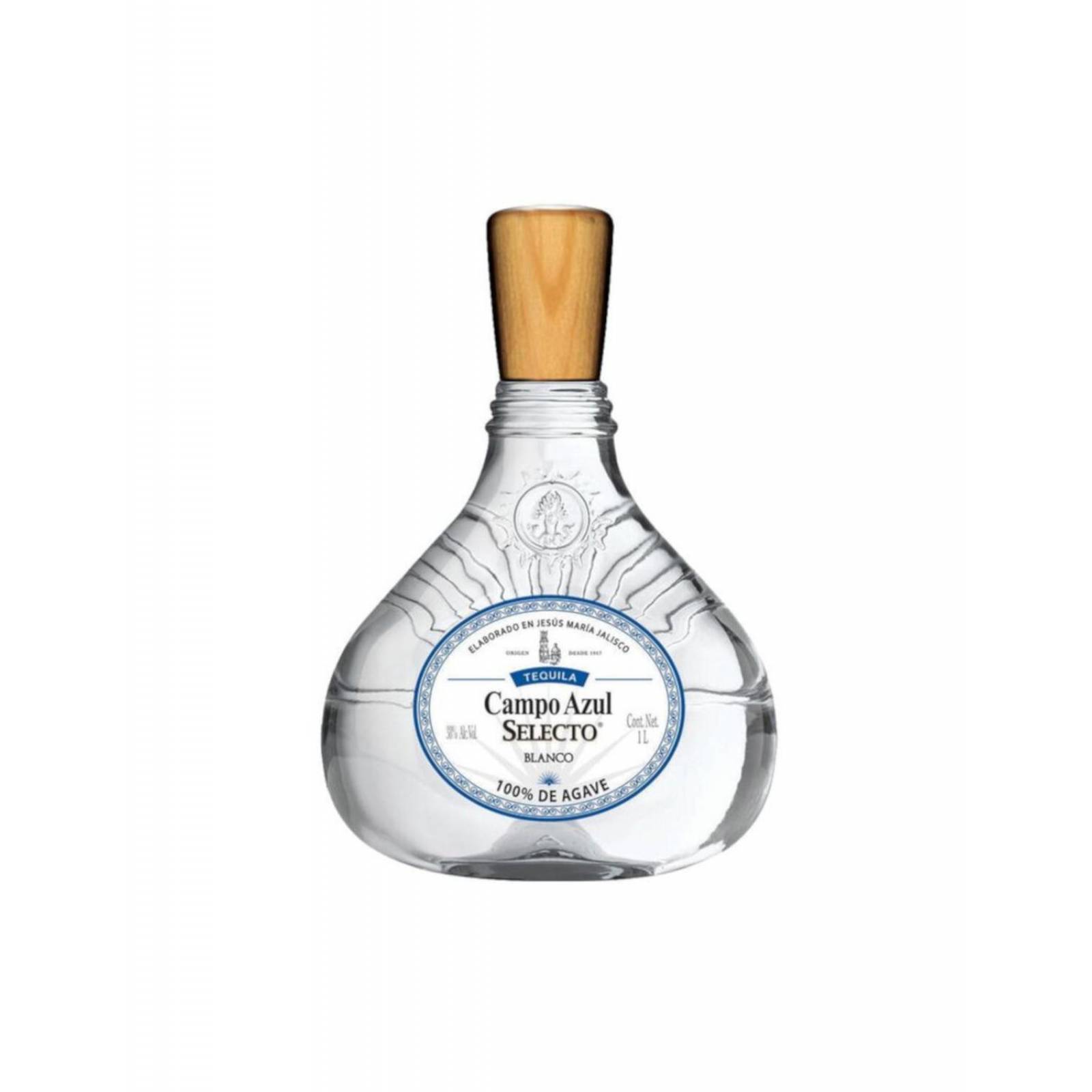 Tequila Campo Azul Selecto Blanco 1 L 