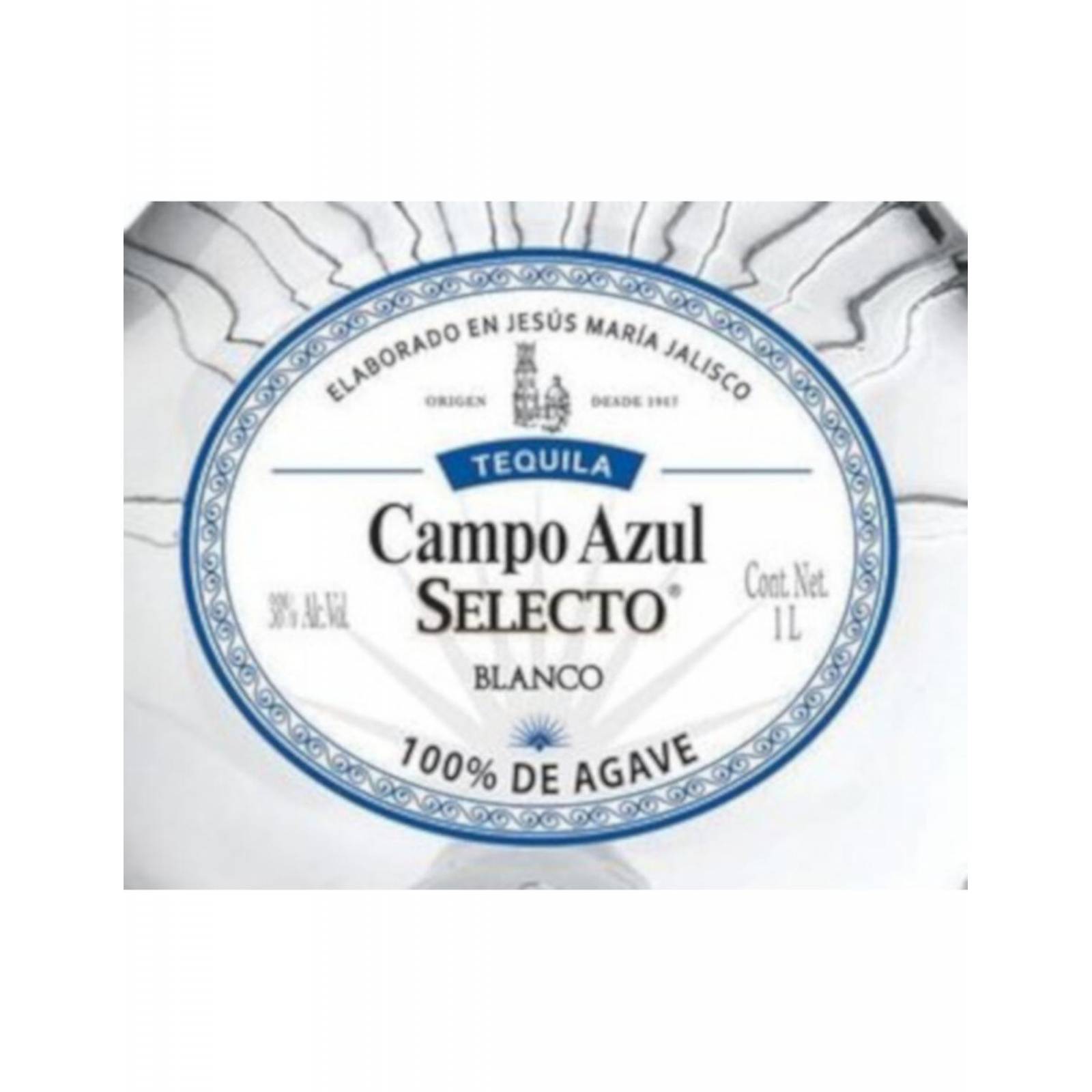 Tequila Campo Azul Selecto Blanco 1 L 