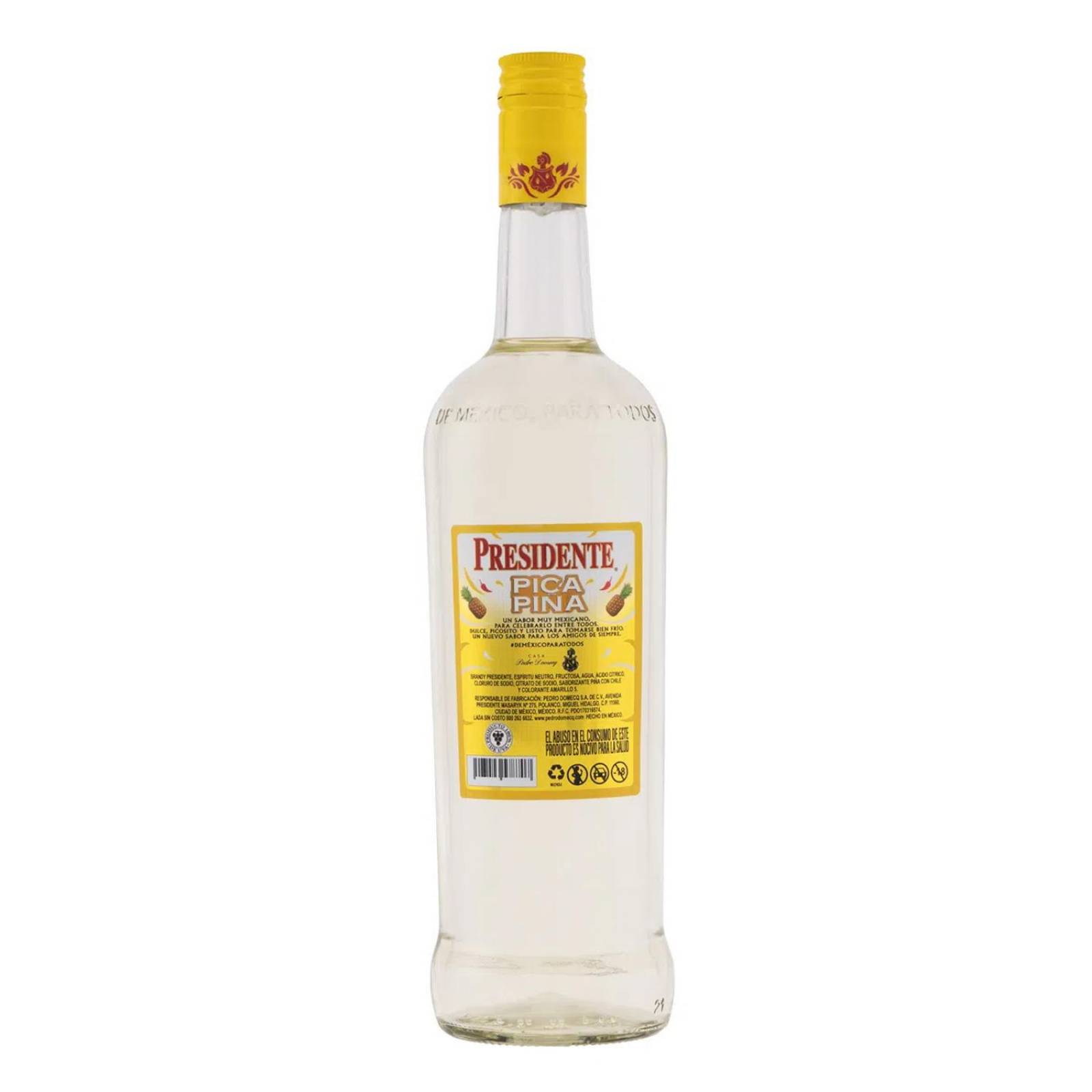 Licor de Brandy Presidente Pica Piña 700 ml 