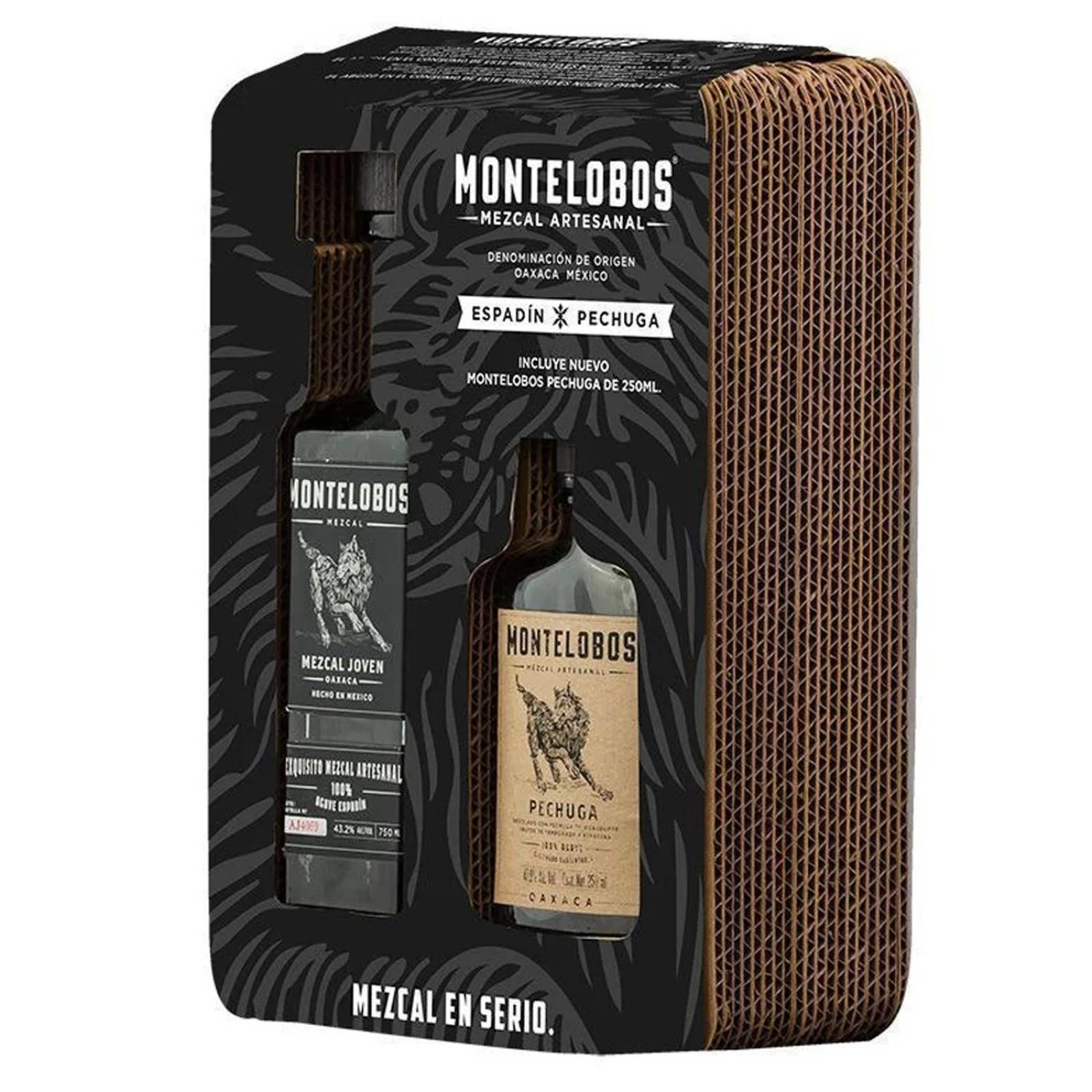 Mezcal Montelobos Espadín 750 ml + Pechuga 250 ml 